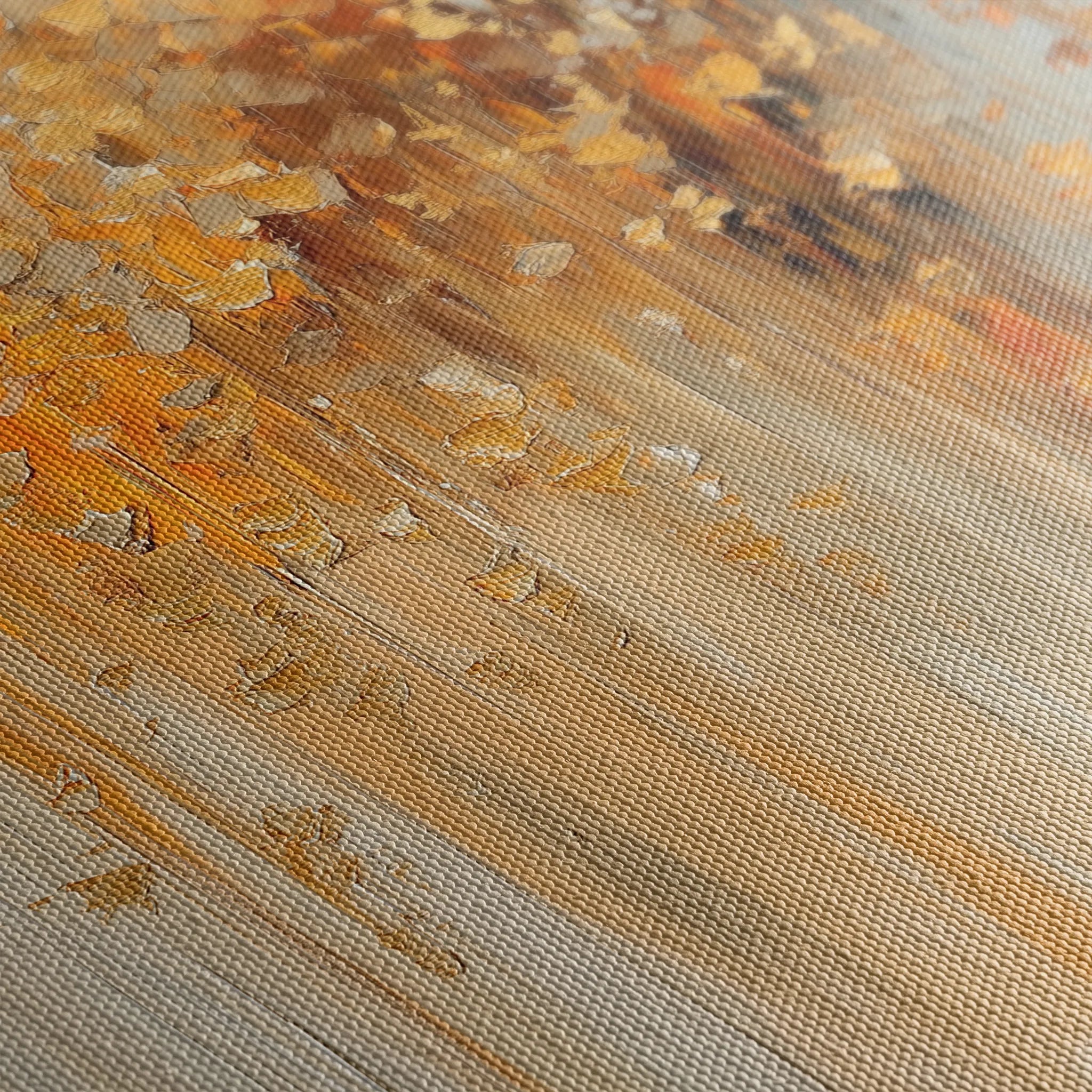 Abstract 1043 Canvas Art 16" x 16" / 40 x 40 cm / Black