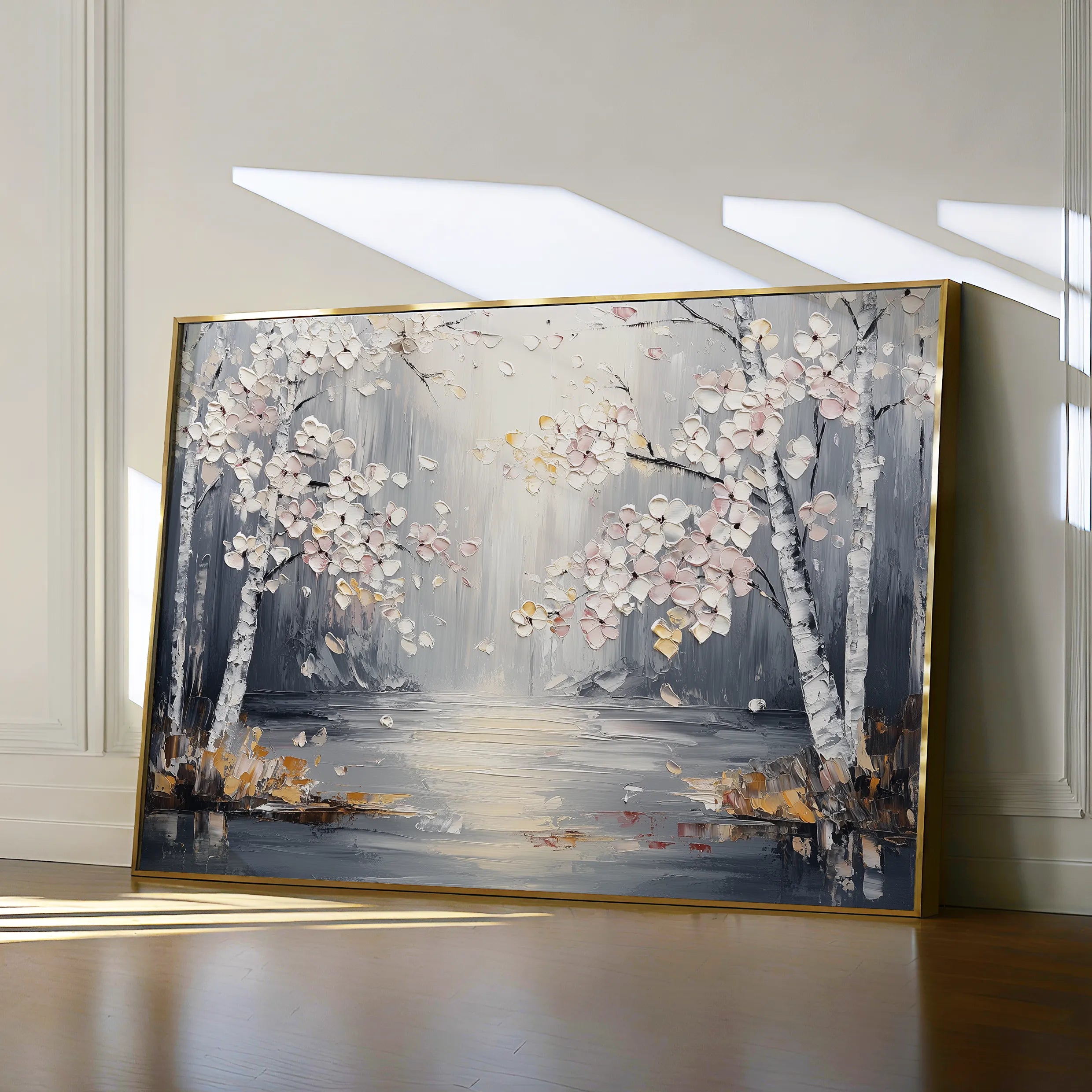 Floral 1043 Canvas Art 18" x 24" / 45 x 60 cm / Black
