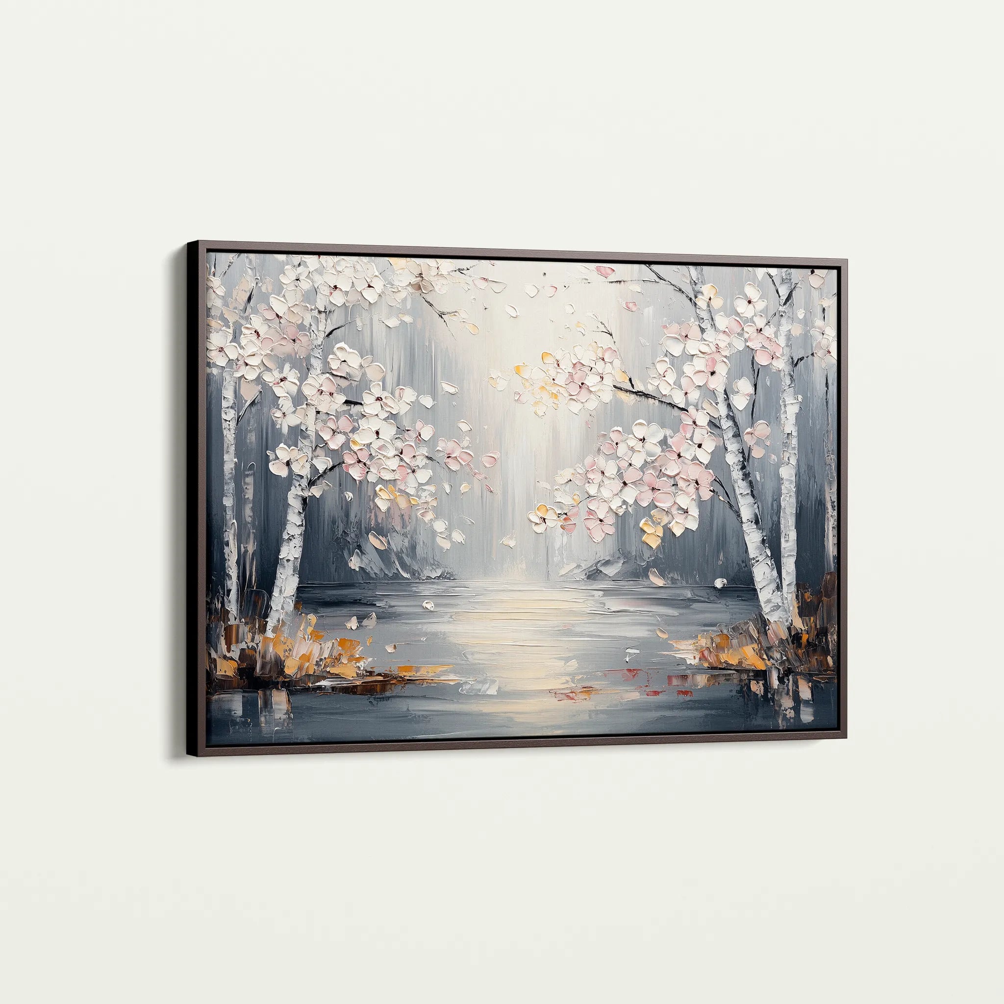 Floral 1043 Canvas Art 18" x 24" / 45 x 60 cm / Black