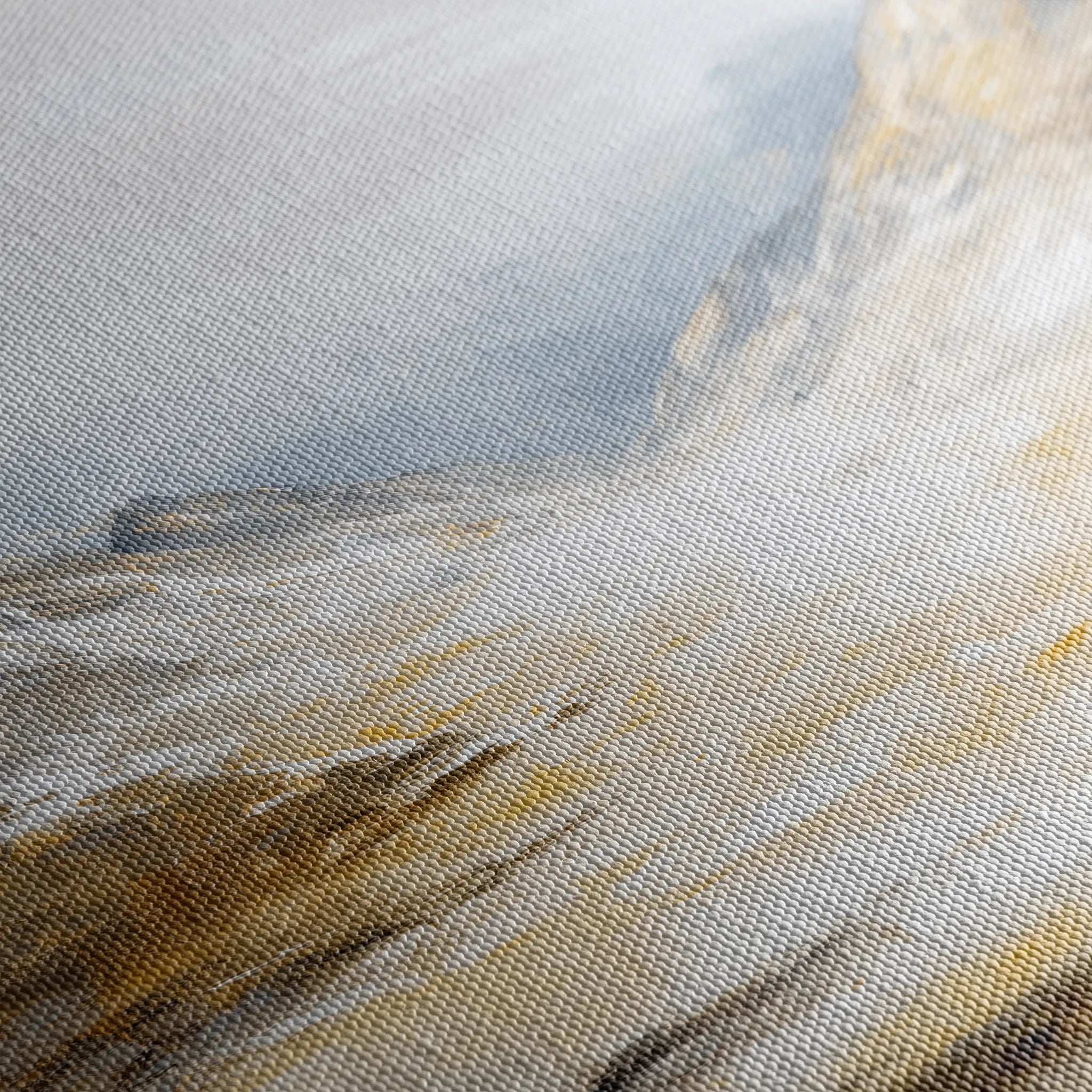 Abstract 1046 Canvas Art 16" x 16" / 40 x 40 cm / Black