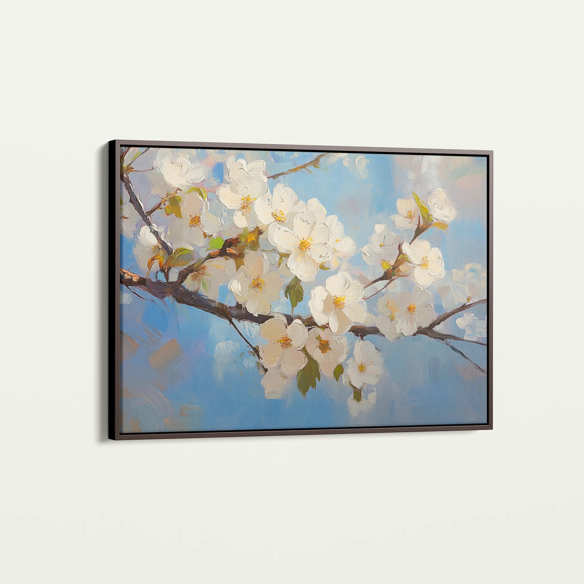 Floral 1049 Canvas Art 18" x 24" / 45 x 60 cm / Black