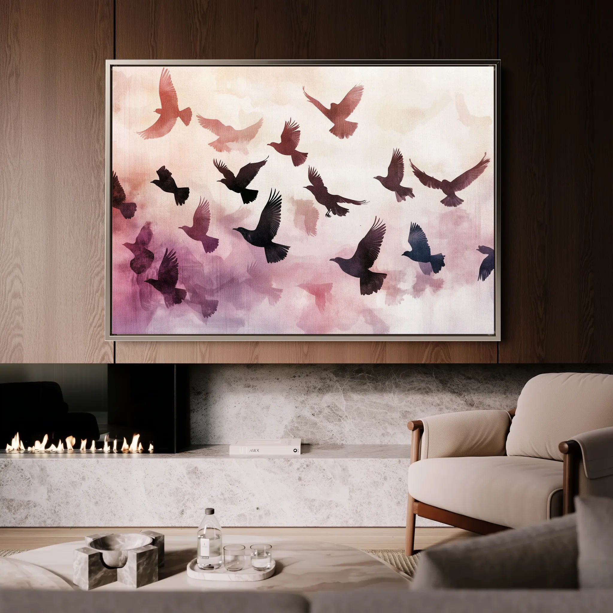 Animals 105 Canvas Art 18" x 24" / 45 x 60 cm / Black