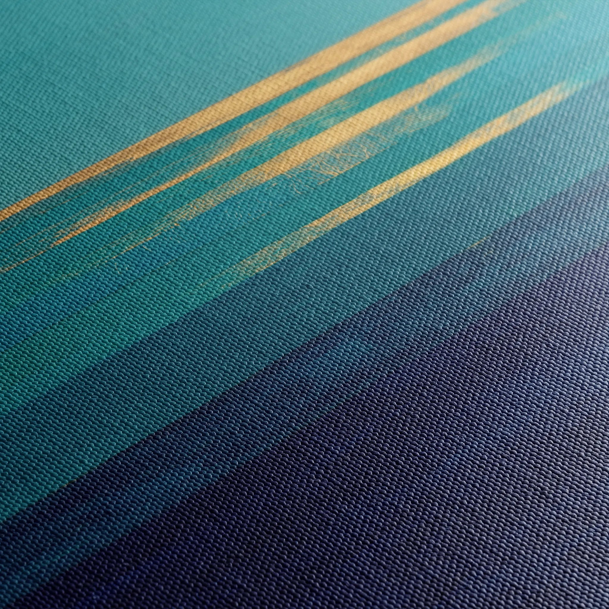 Abstract 1051 Canvas Art 16" x 16" / 40 x 40 cm / Black