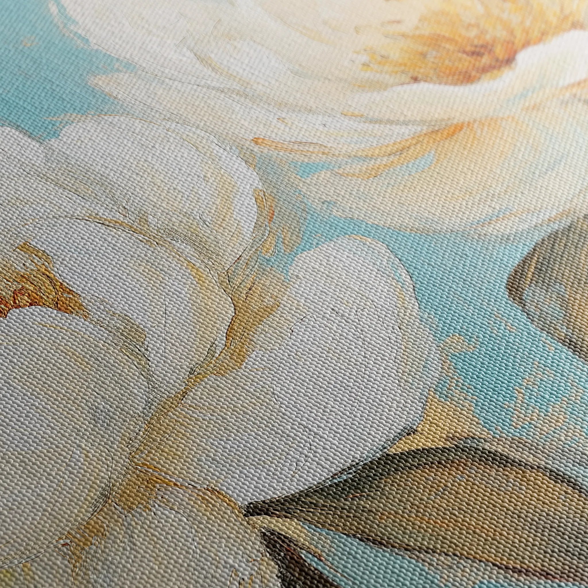 Floral 1059 Canvas Art 18" x 24" / 45 x 60 cm / Black