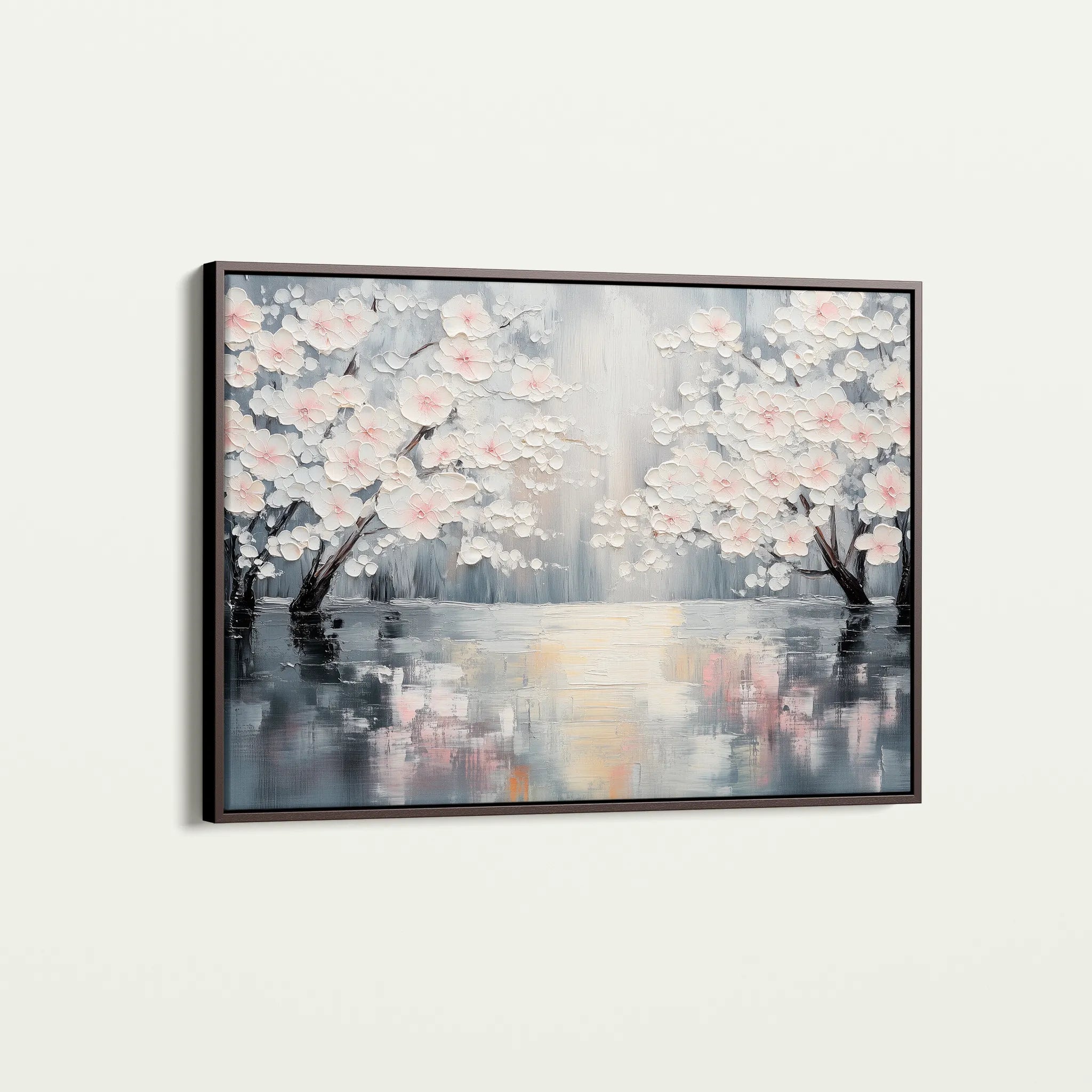 Floral 1065 Canvas Art 18" x 24" / 45 x 60 cm / Black