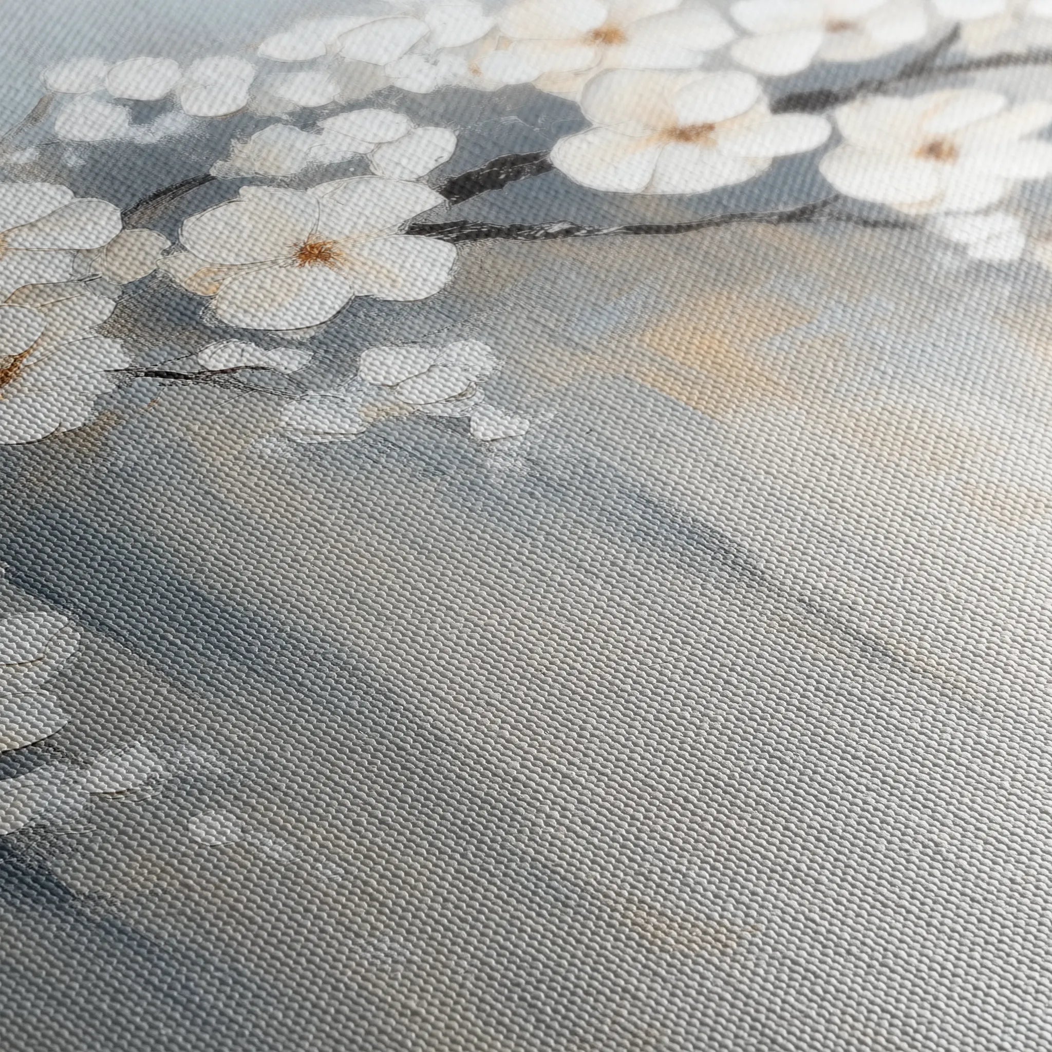 Floral 1067 Canvas Art 18" x 24" / 45 x 60 cm / Black