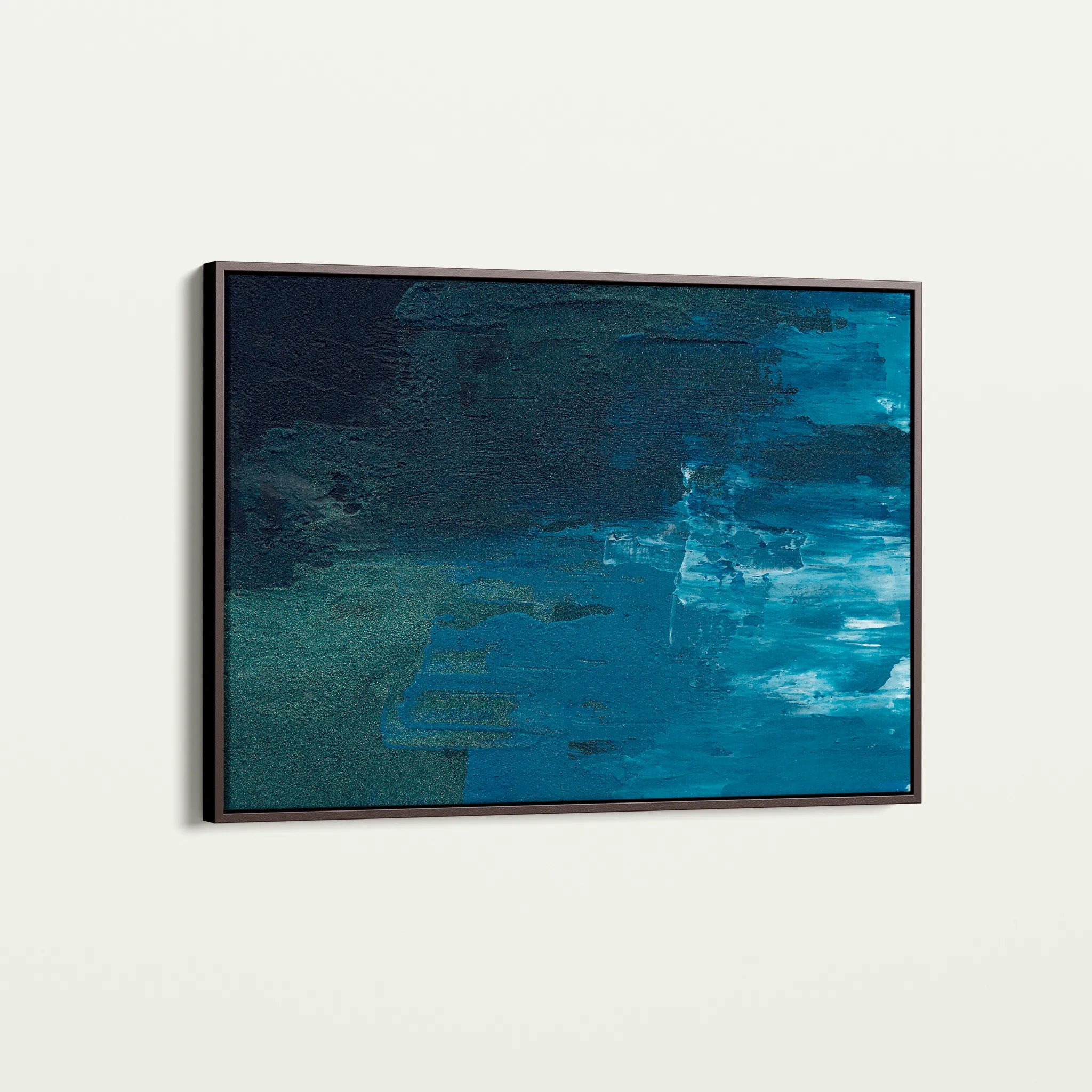 Abstract 107 Canvas Art 18" x 24" / 45 x 60 cm / Black