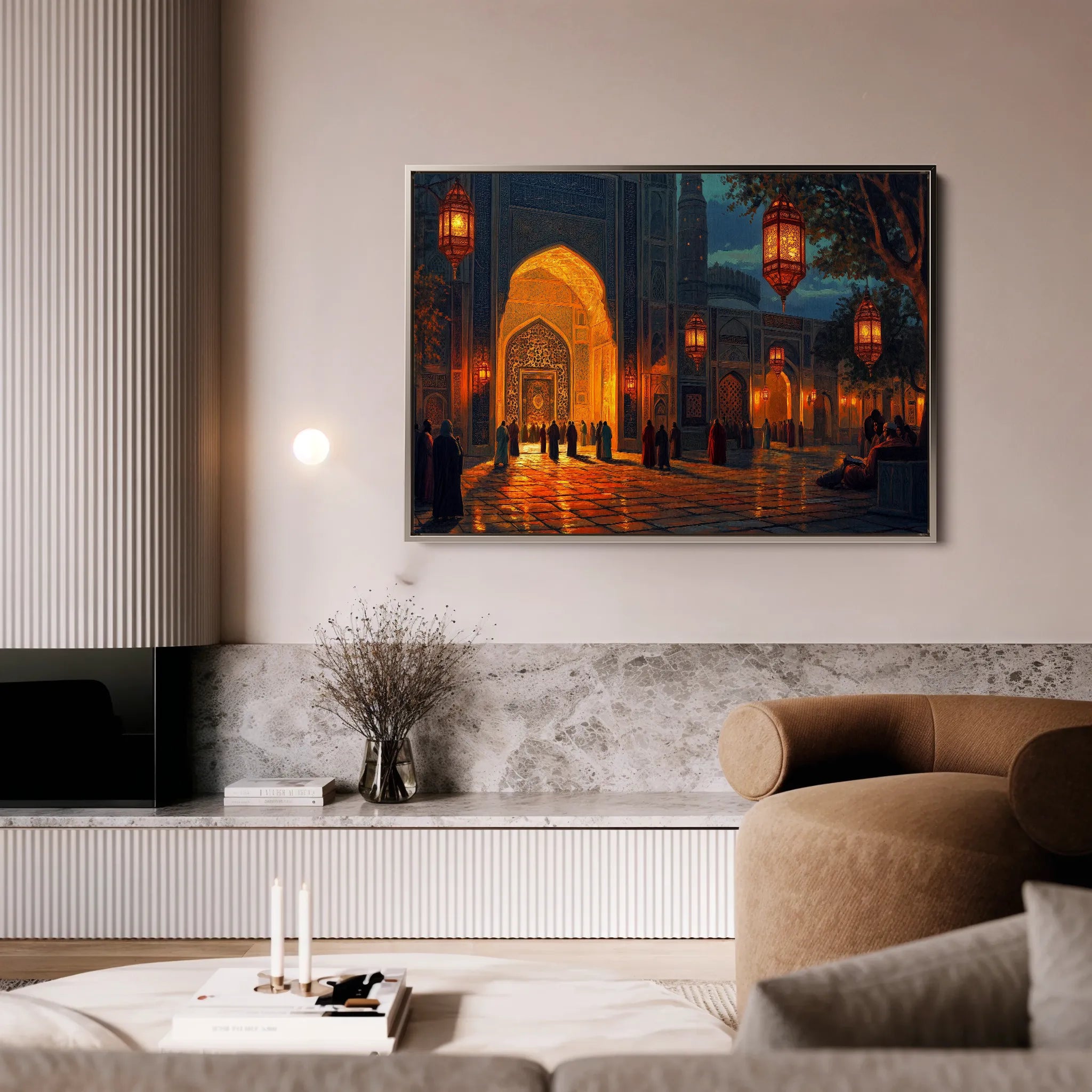 Orientalist 107 Canvas Art 18" x 24" / 45 x 60 cm / Black