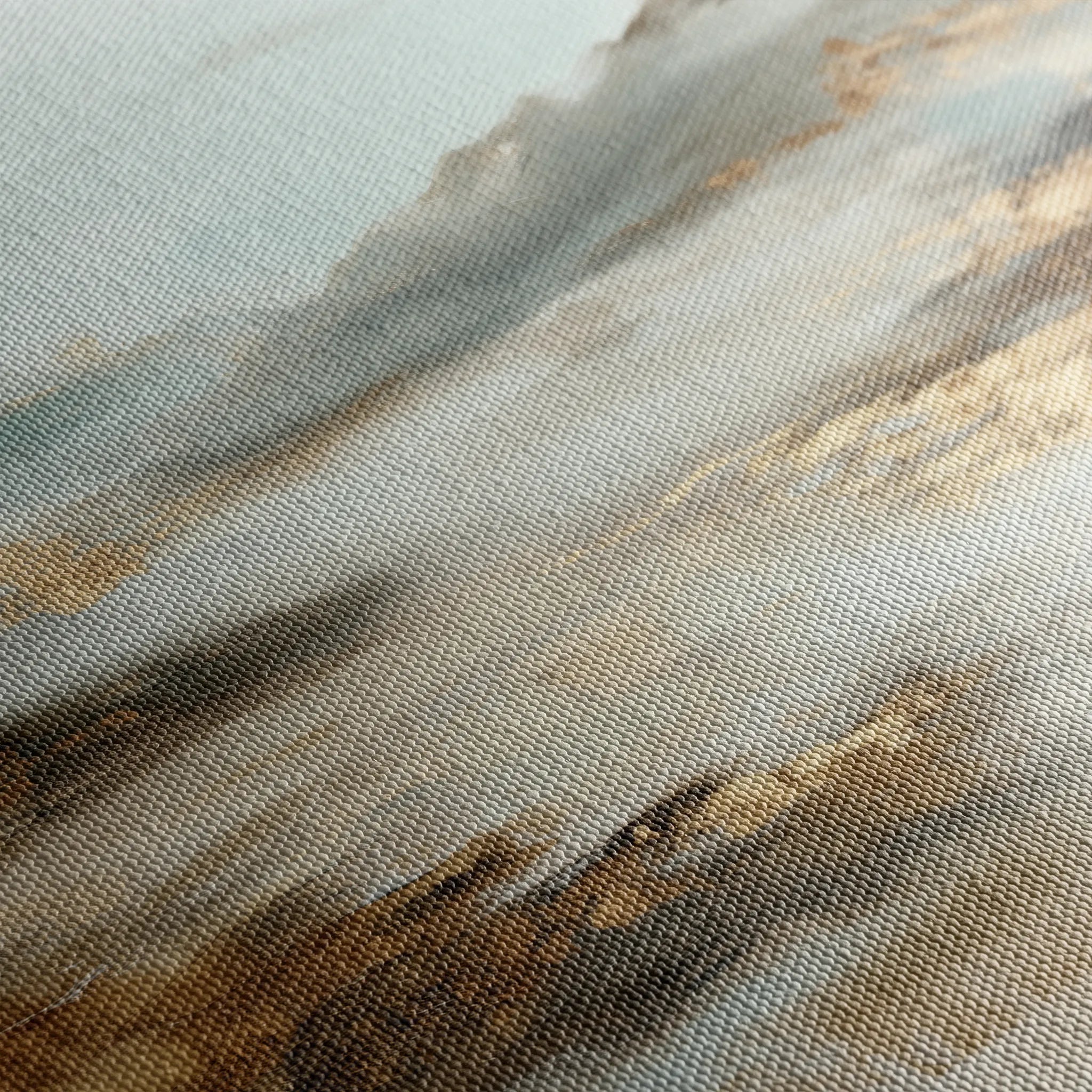 Abstract 1072 Canvas Art 16" x 16" / 40 x 40 cm / Black