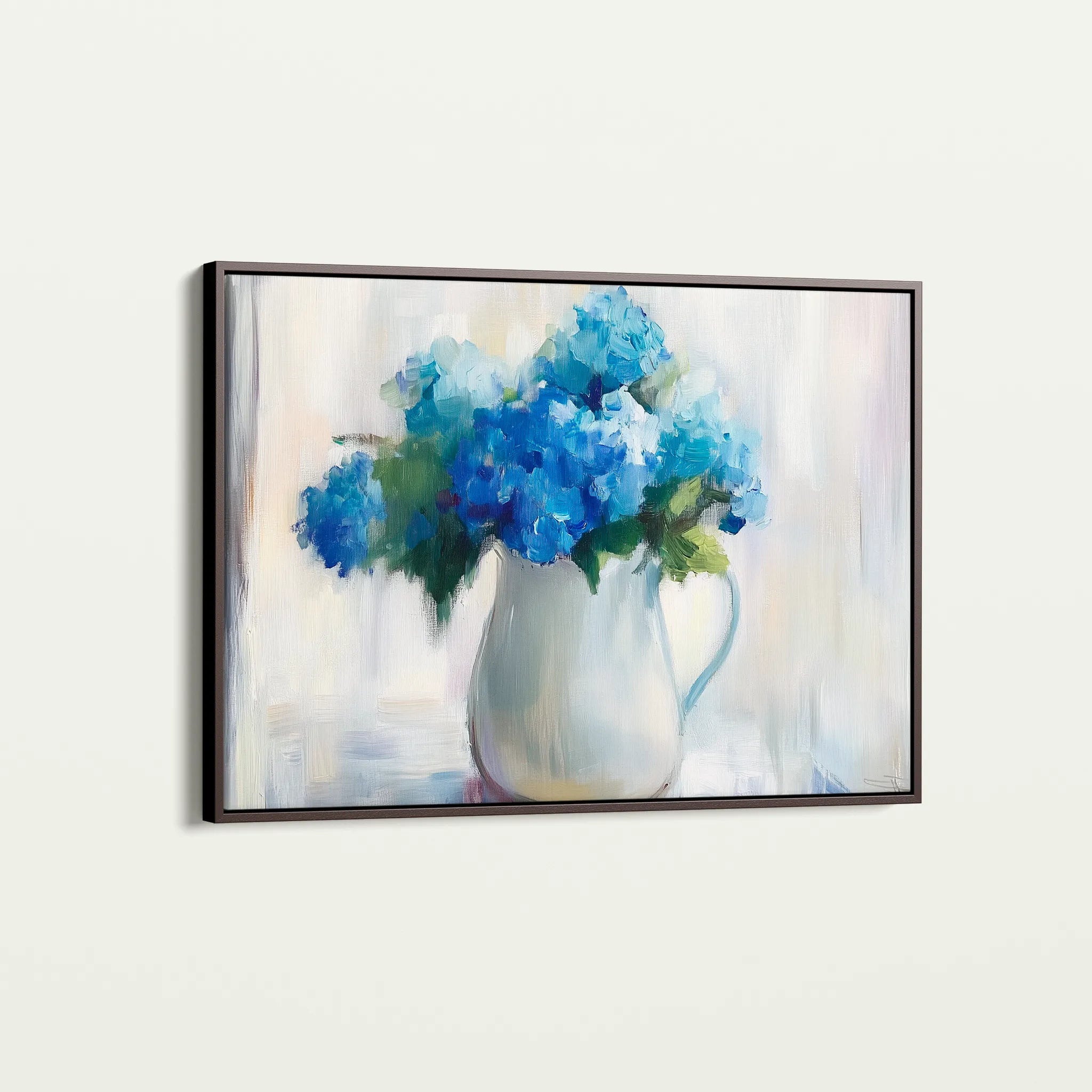 Floral 1078 Canvas Art 18" x 24" / 45 x 60 cm / Black