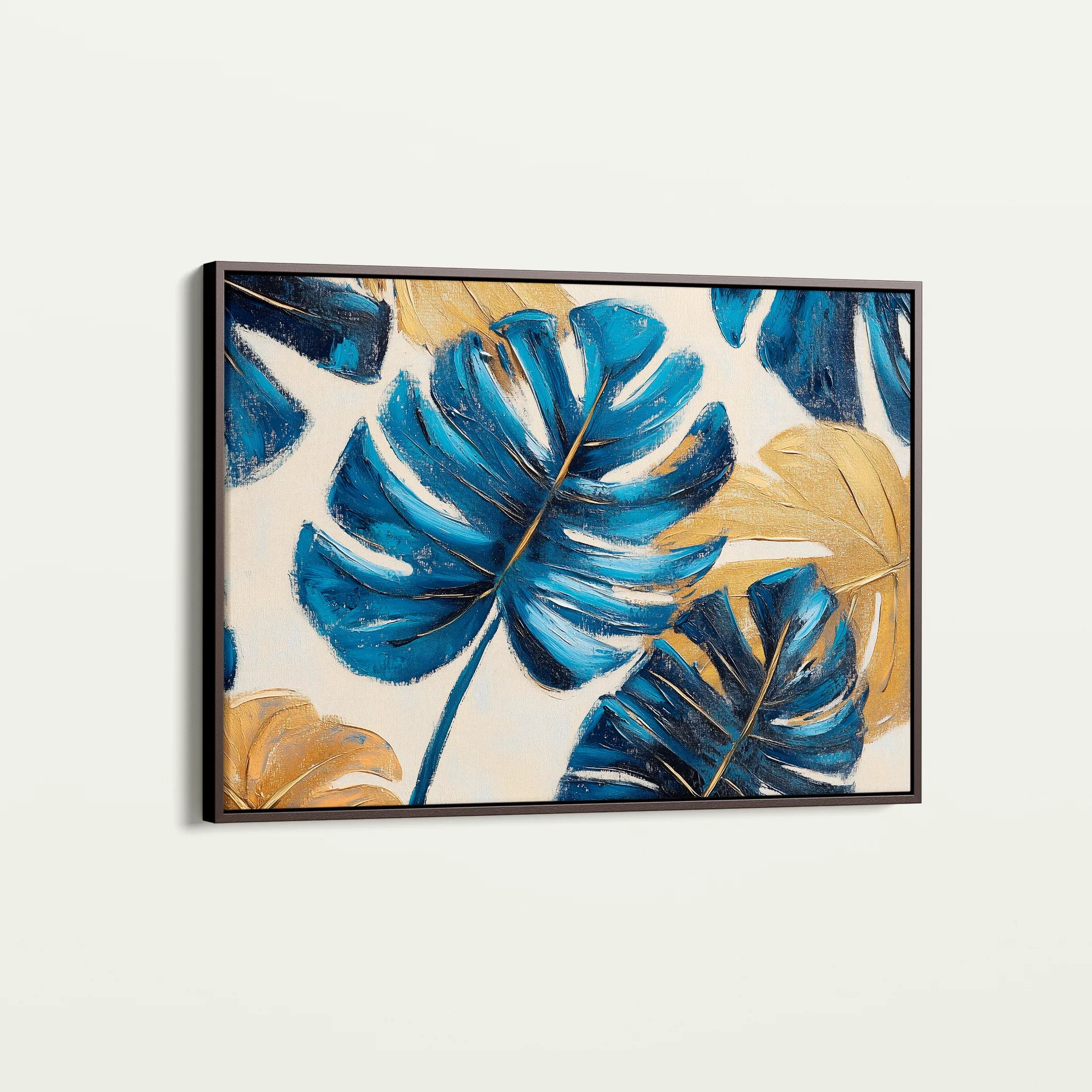 Floral 1079 Canvas Art 18" x 24" / 45 x 60 cm / Black
