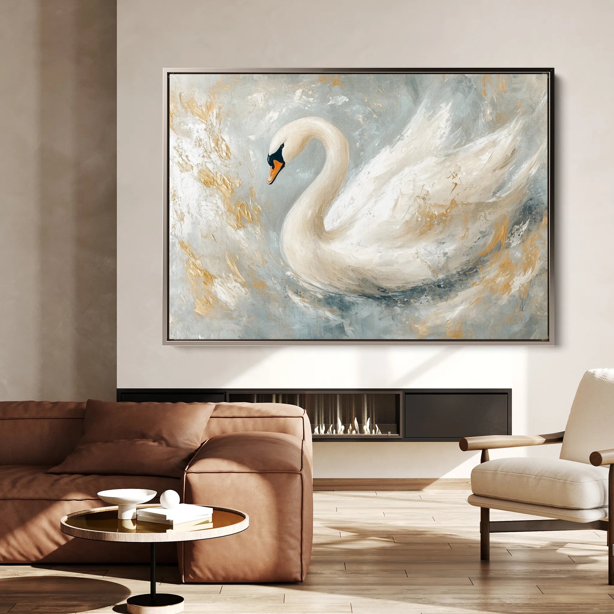 Animals 108 Canvas Art 18" x 24" / 45 x 60 cm / Black