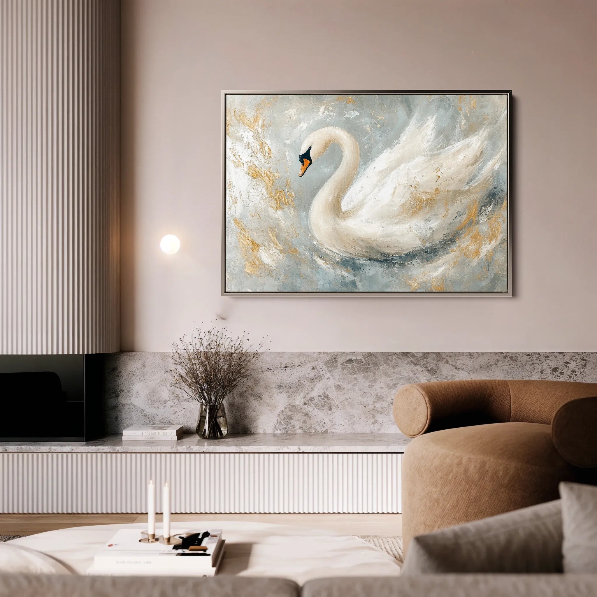 Animals 108 Canvas Art 18" x 24" / 45 x 60 cm / Black