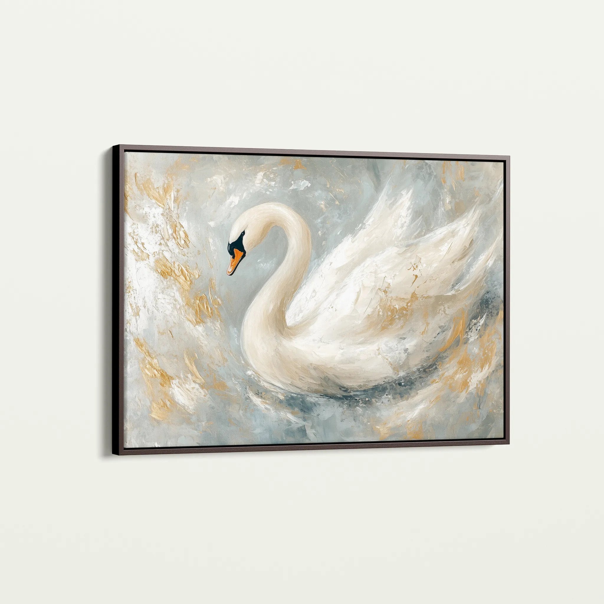 Animals 108 Canvas Art 18" x 24" / 45 x 60 cm / Black