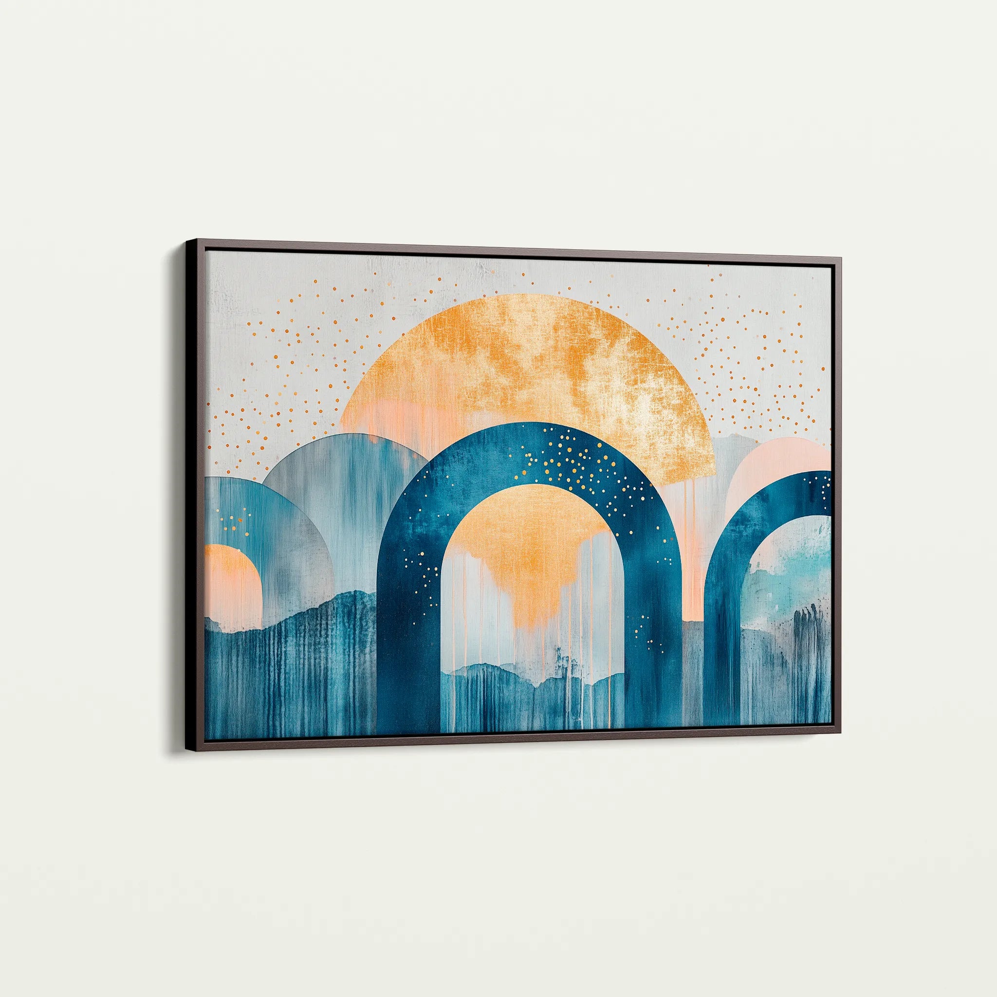 Boho 108 Canvas Art 18" x 24" / 45 x 60 cm / Black
