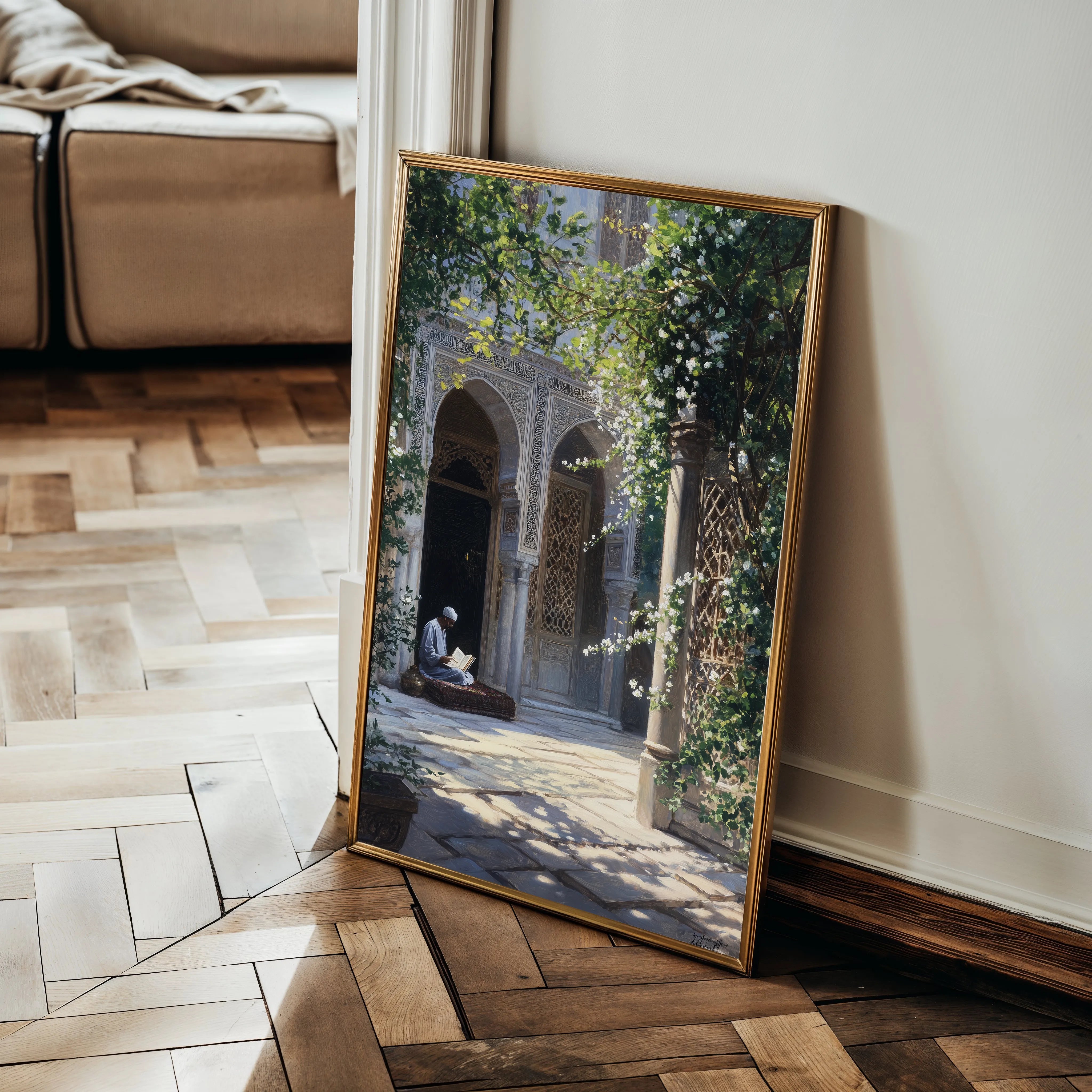 Orientalist 108 Canvas Art 18" x 24" / 45 x 60 cm / Black