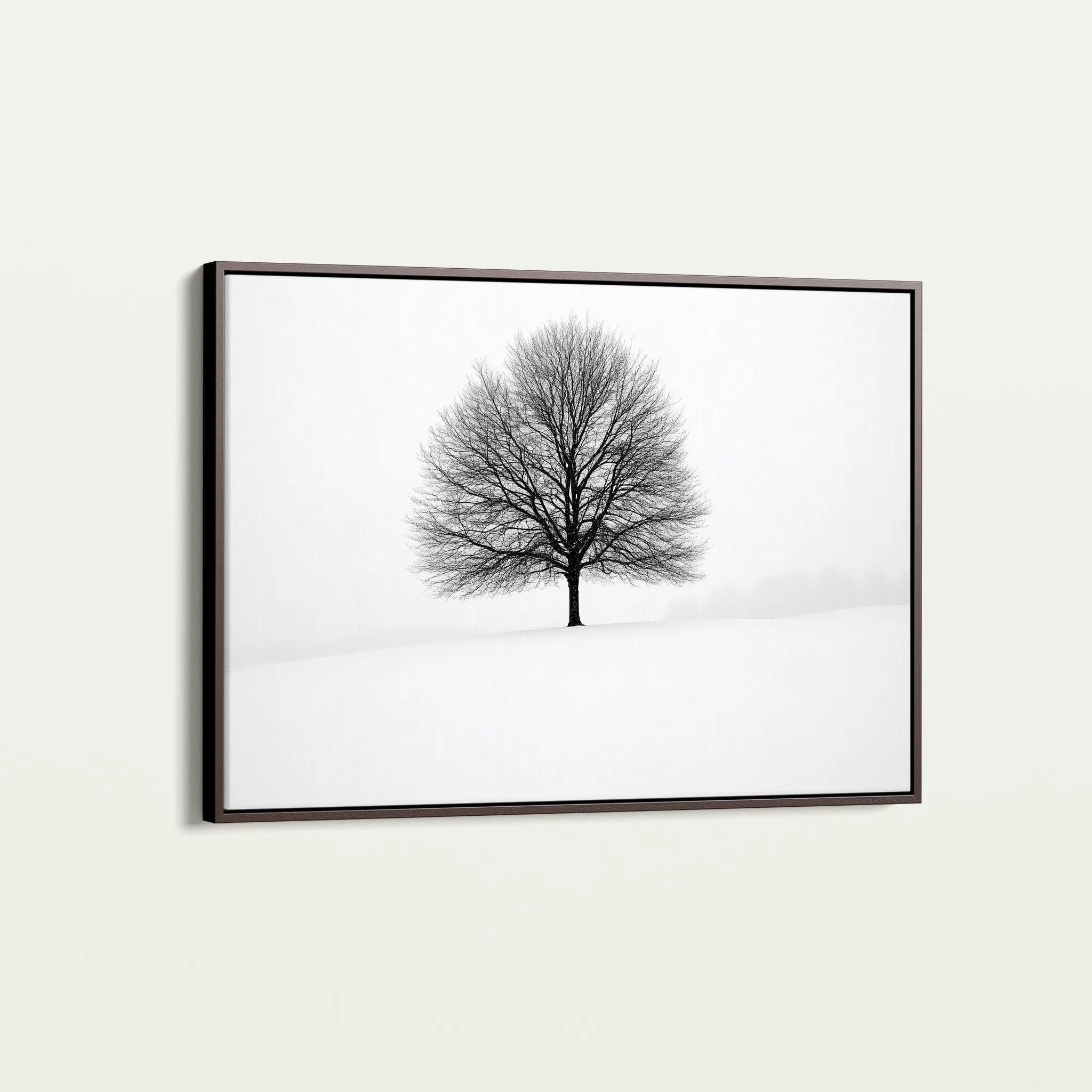 Floral 1086 Canvas Art 18" x 24" / 45 x 60 cm / Black