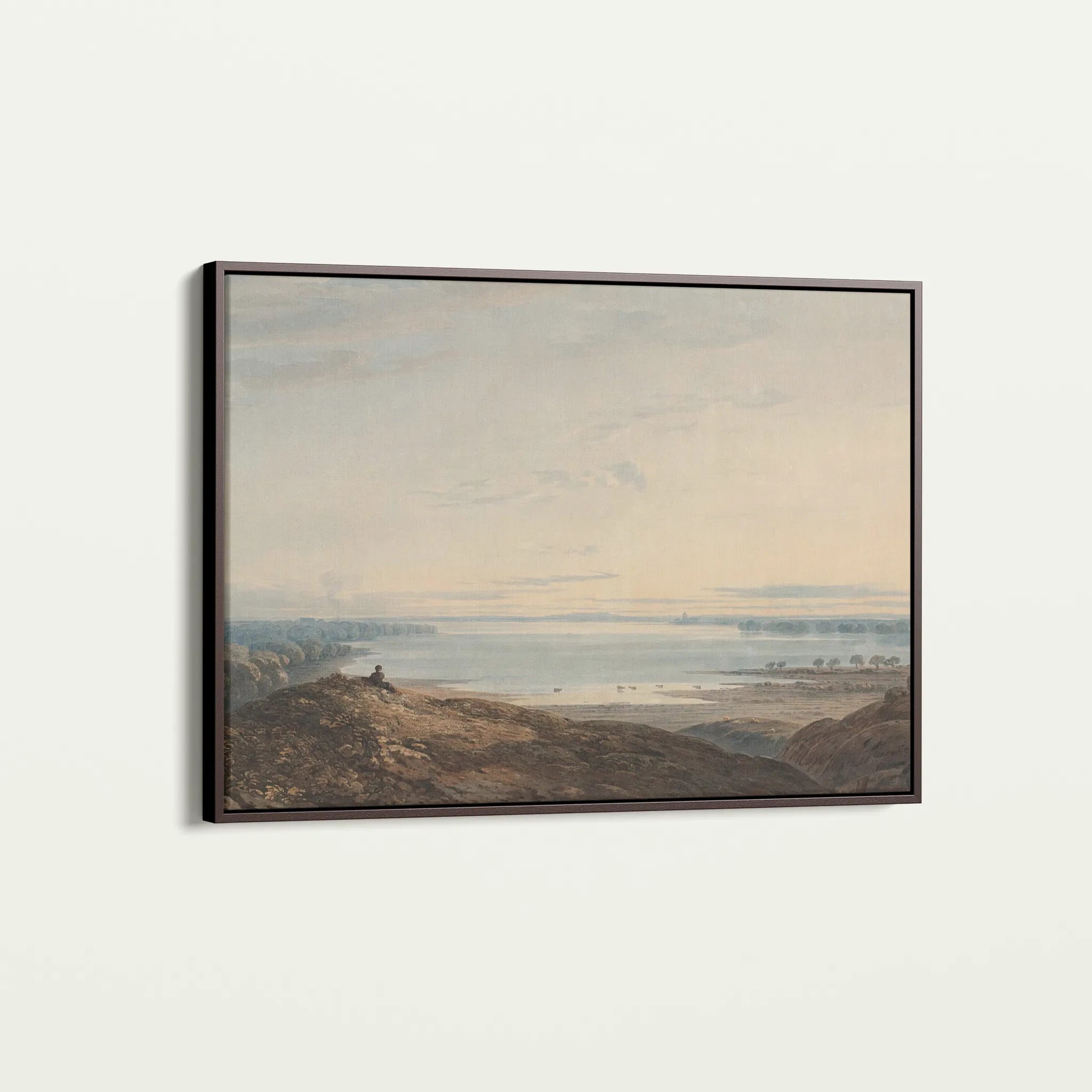 Landscape 109 Canvas Art 18" x 24" / 45 x 60 cm / Black