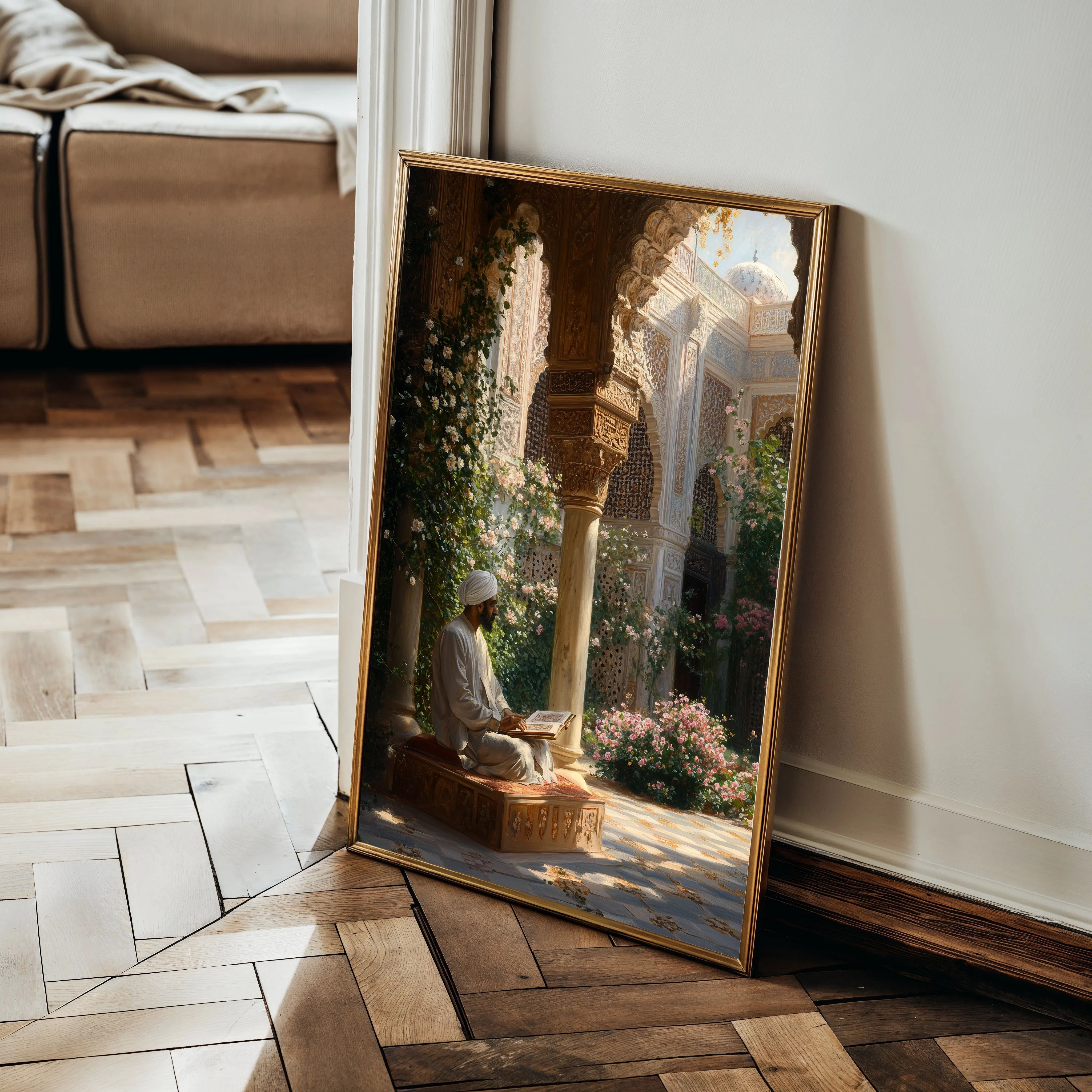 Orientalist 109 Canvas Art 18" x 24" / 45 x 60 cm / Black