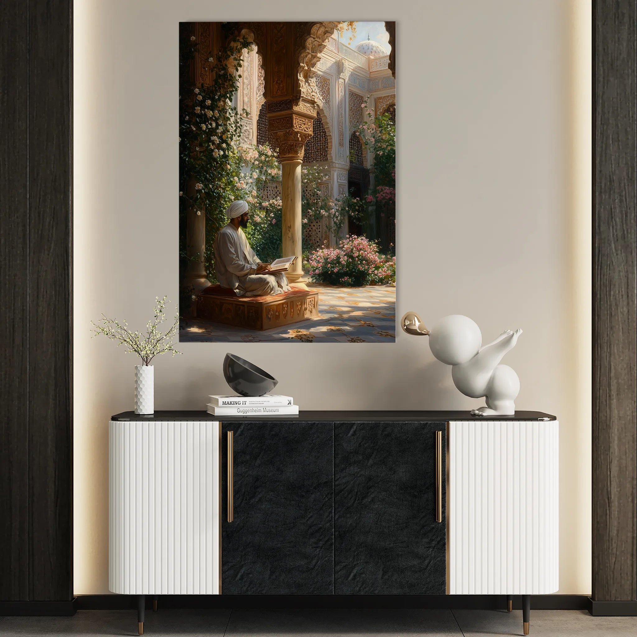 Orientalist 109 Canvas Art 18" x 24" / 45 x 60 cm / Black