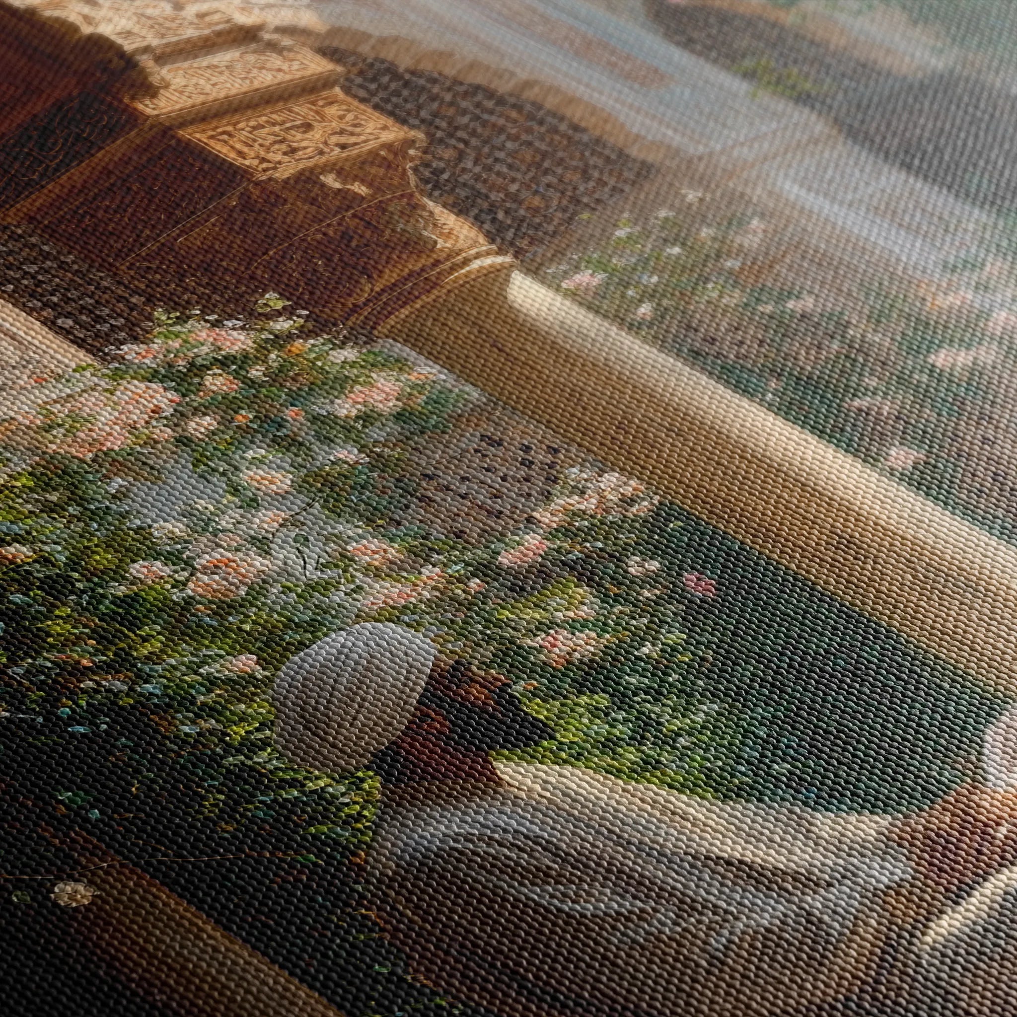 Orientalist 109 Canvas Art 18" x 24" / 45 x 60 cm / Black
