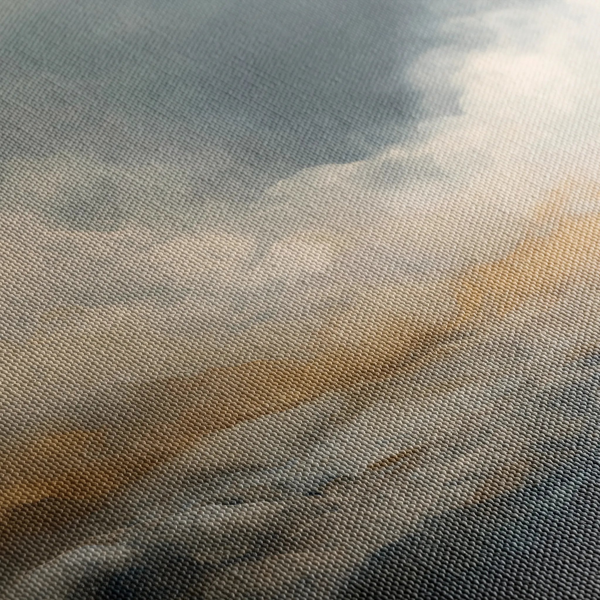 Abstract 1096 Canvas Art 16" x 16" / 40 x 40 cm / Black