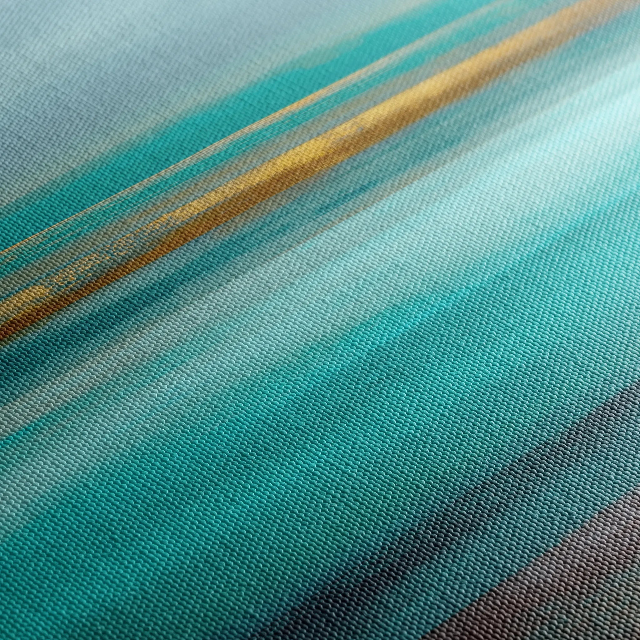 Abstract 1099 Canvas Art 16" x 16" / 40 x 40 cm / Black