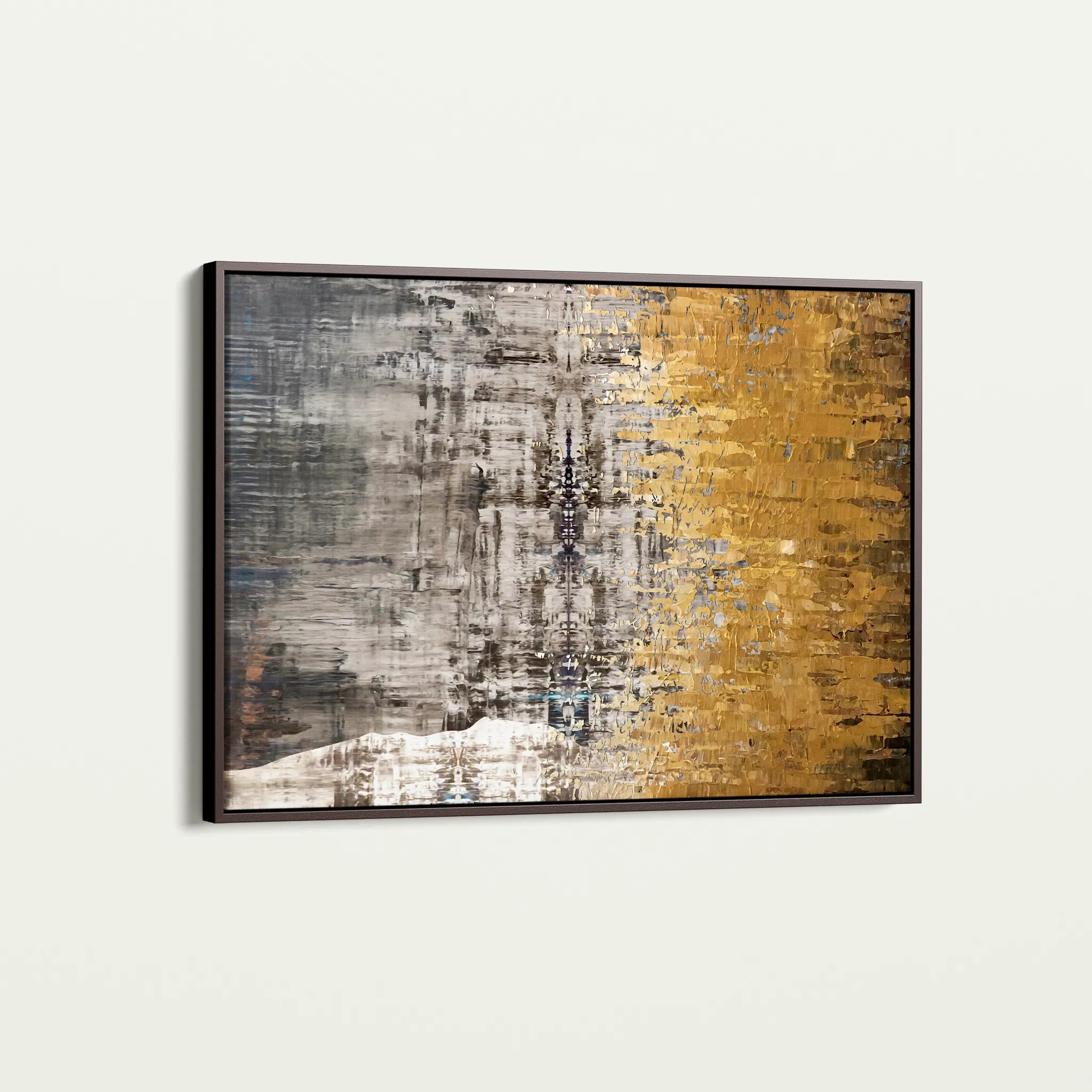 Abstract 110 Canvas Art 18" x 24" / 45 x 60 cm / Black