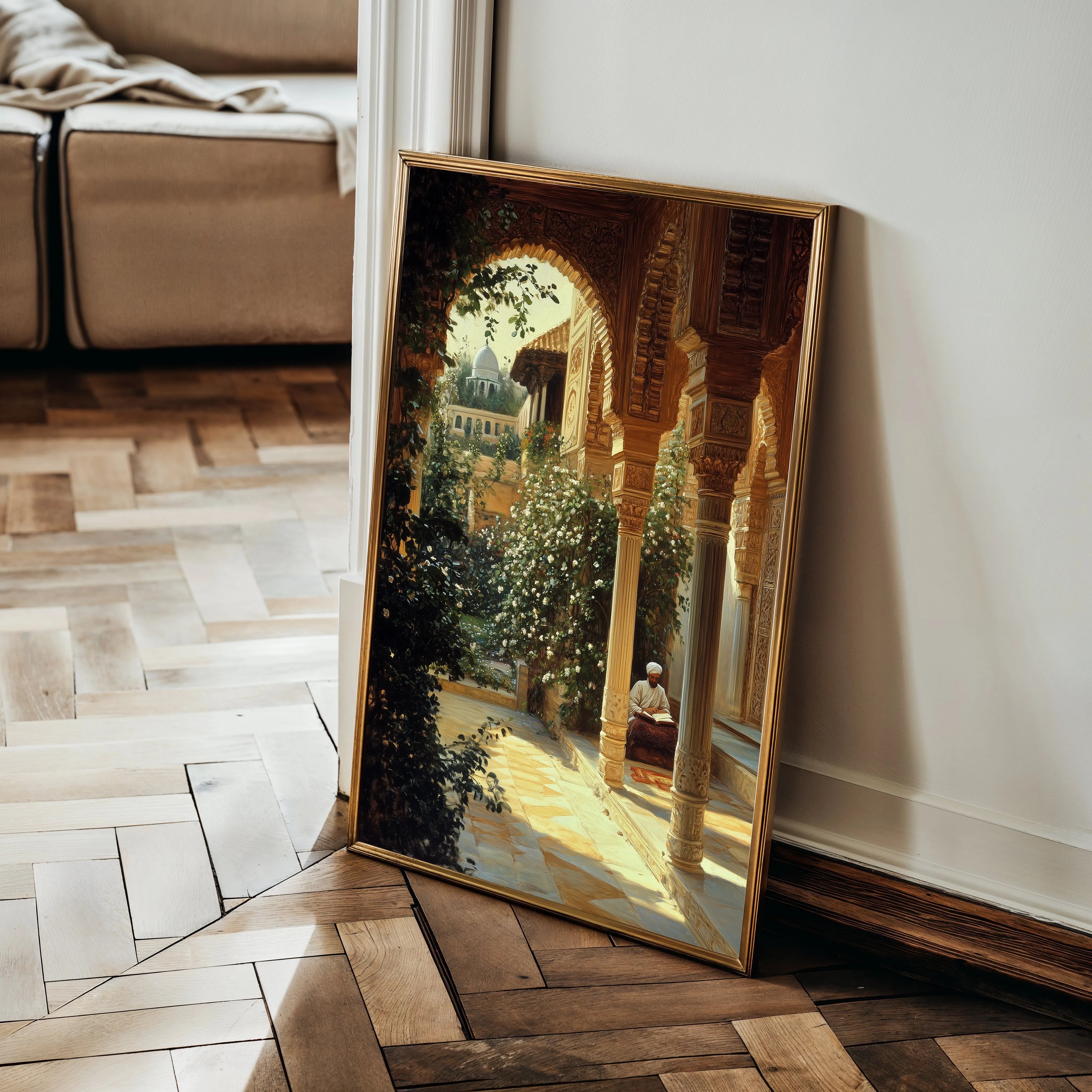 Orientalist 110 Canvas Art 18" x 24" / 45 x 60 cm / Black