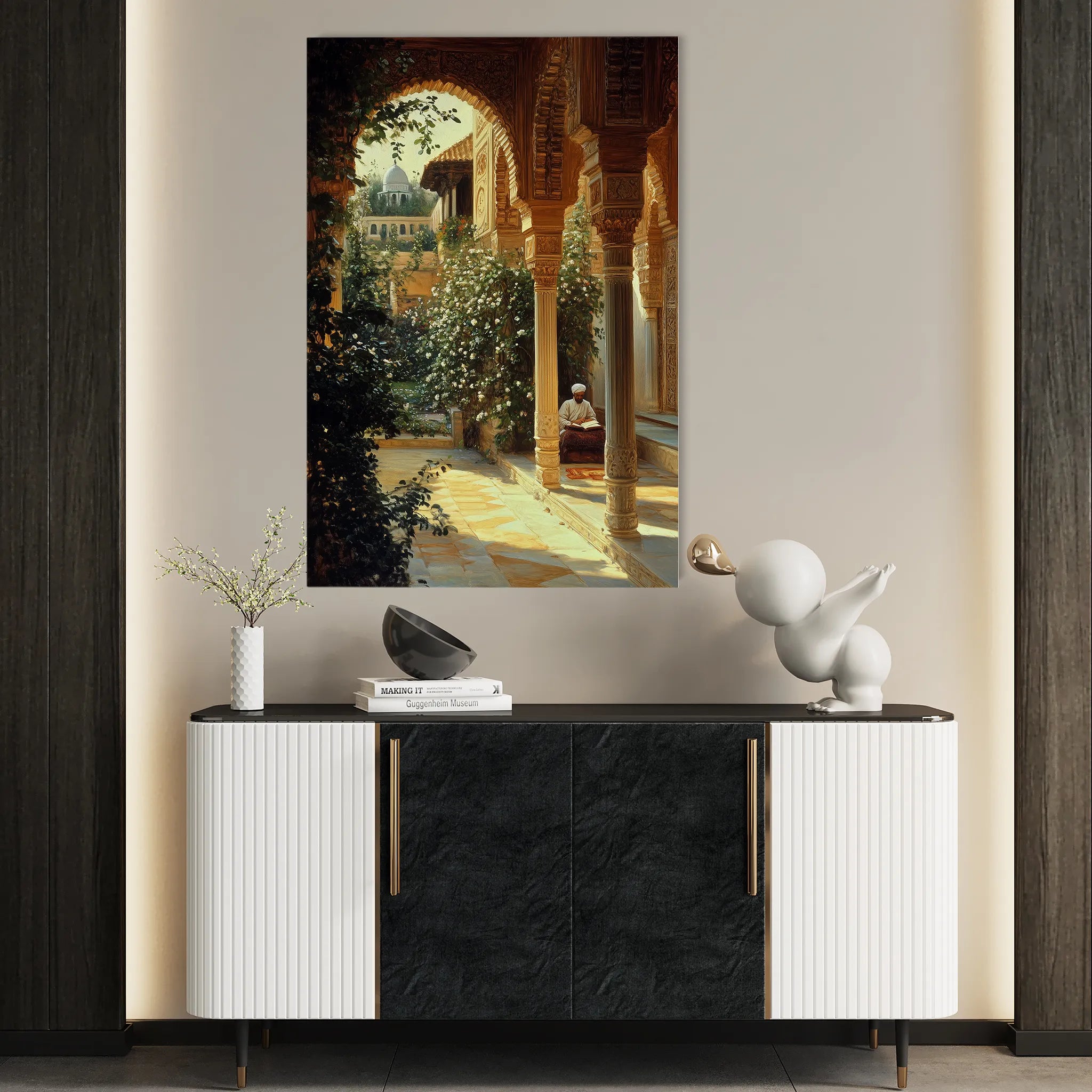 Orientalist 110 Canvas Art 18" x 24" / 45 x 60 cm / Black