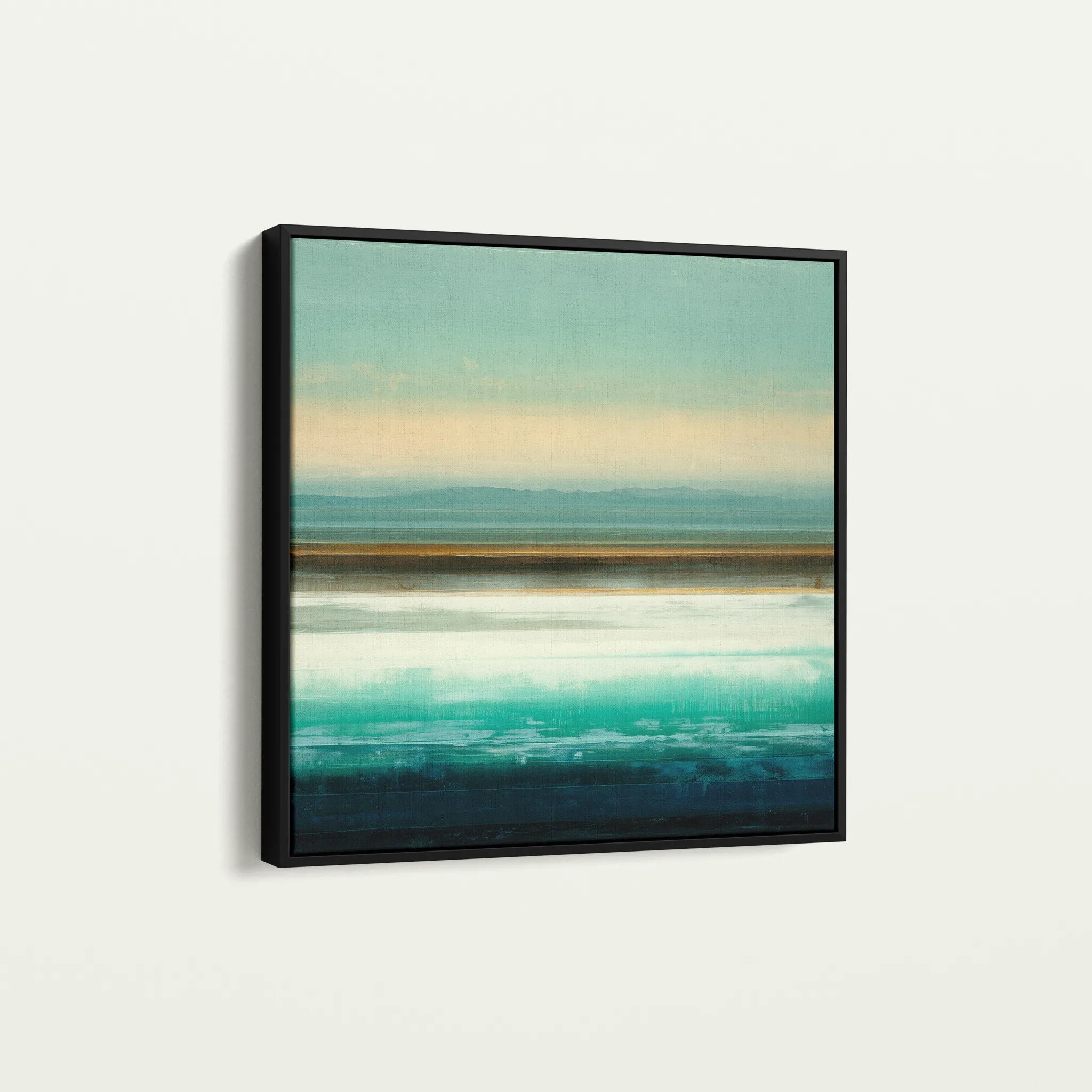 Abstract 1100 Canvas Art 16" x 16" / 40 x 40 cm / Black