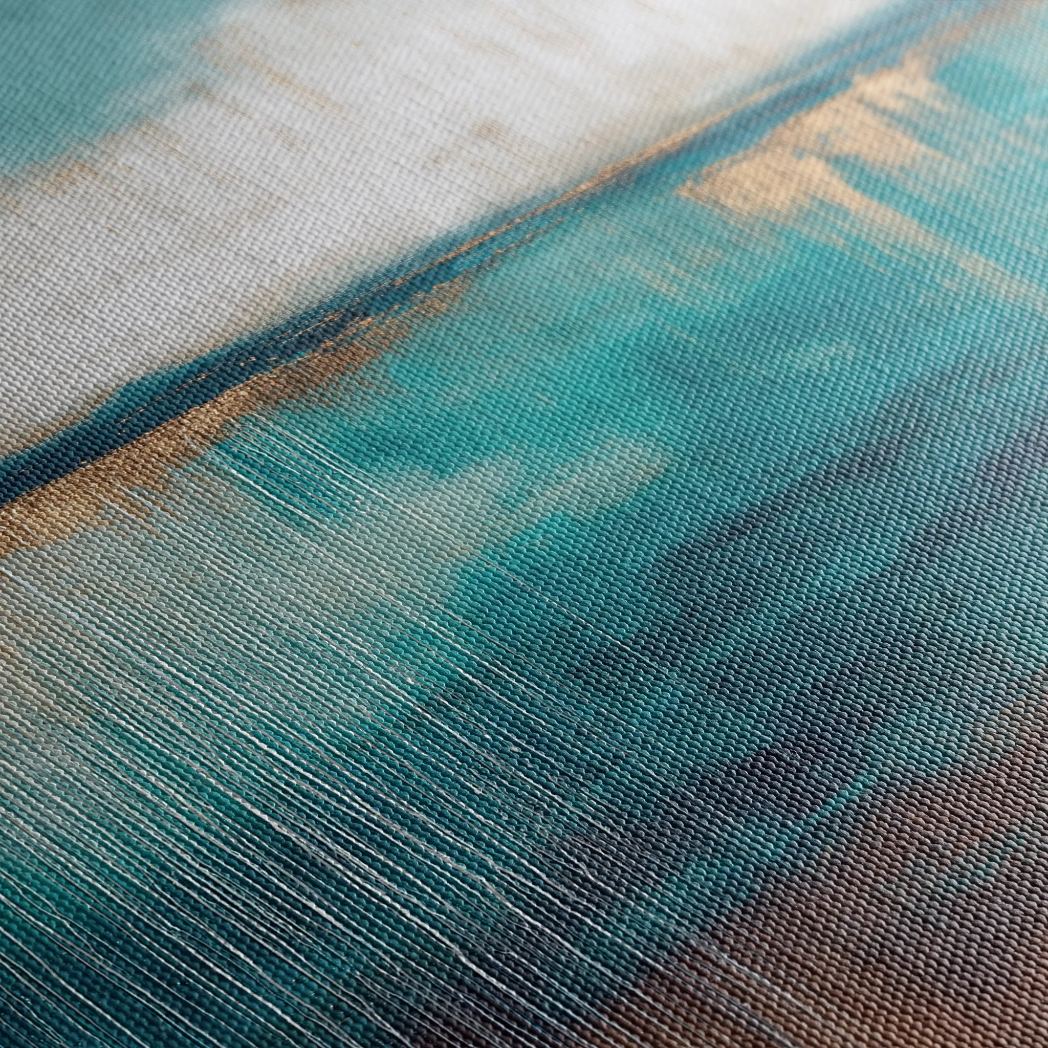 Abstract 1106 Canvas Art 16" x 16" / 40 x 40 cm / Black