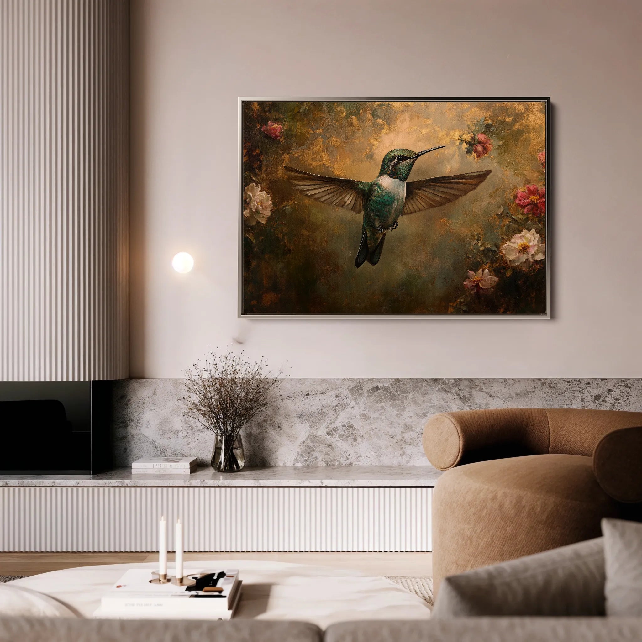 Animals 111 Canvas Art 18" x 24" / 45 x 60 cm / Black