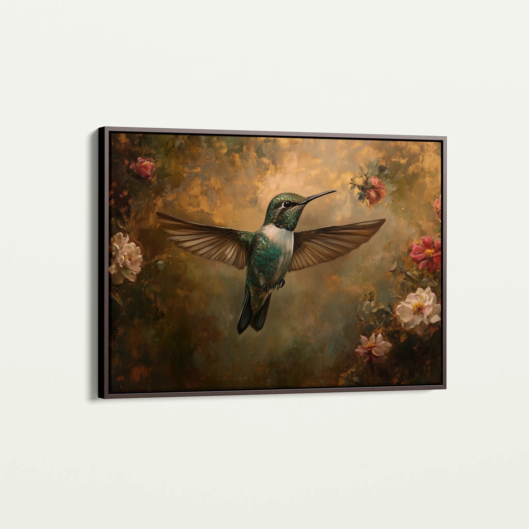 Animals 111 Canvas Art 18" x 24" / 45 x 60 cm / Black