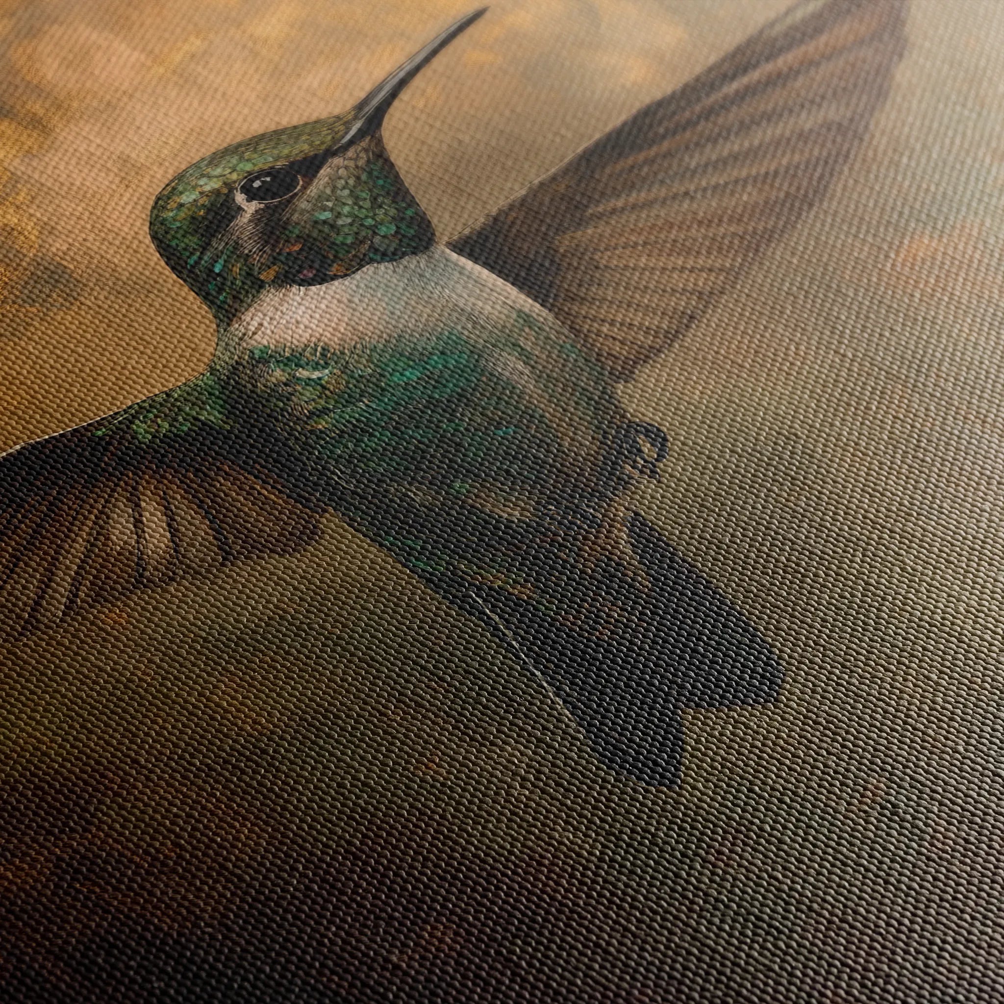 Animals 111 Canvas Art 18" x 24" / 45 x 60 cm / Black