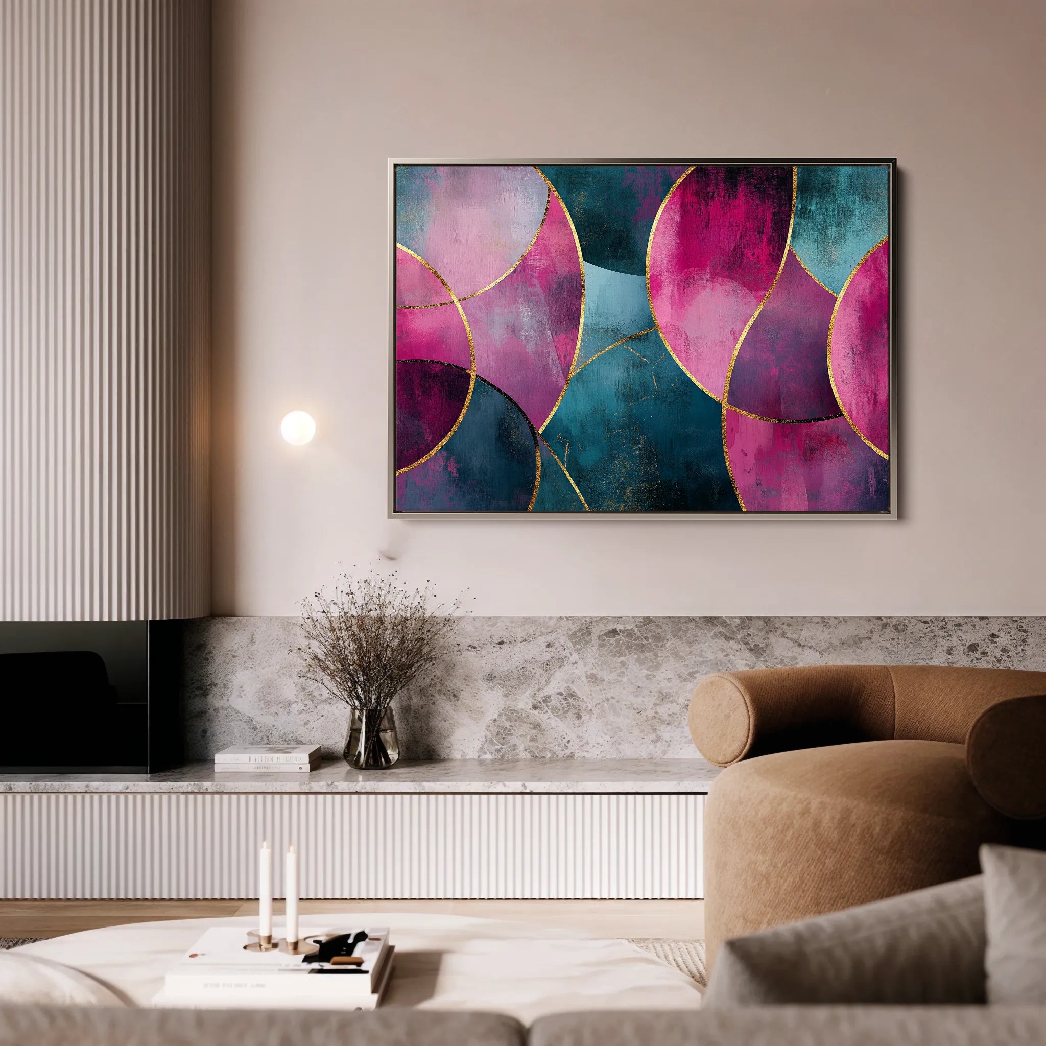 Boho 111 Canvas Art 18" x 24" / 45 x 60 cm / Black