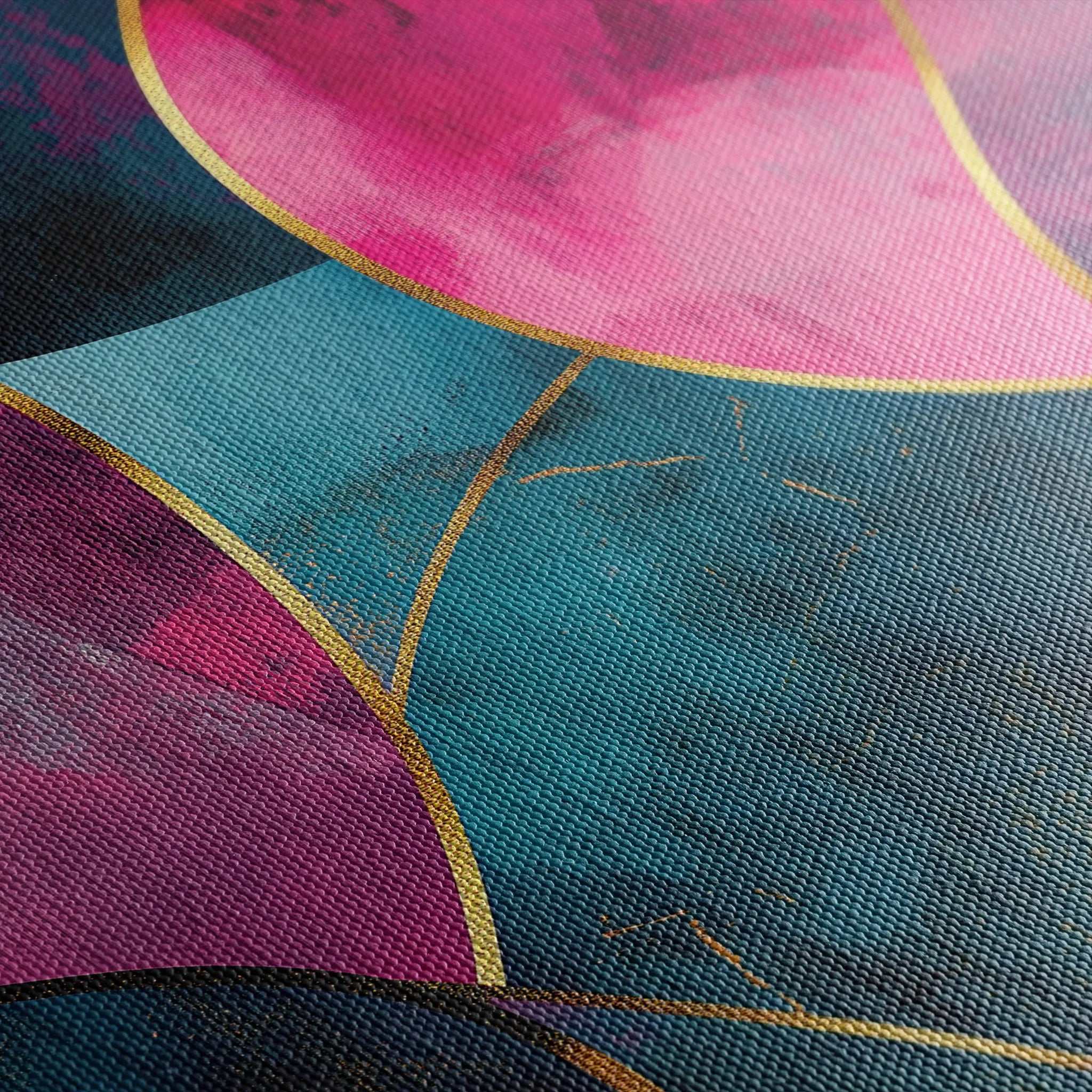 Boho 111 Canvas Art 18" x 24" / 45 x 60 cm / Black