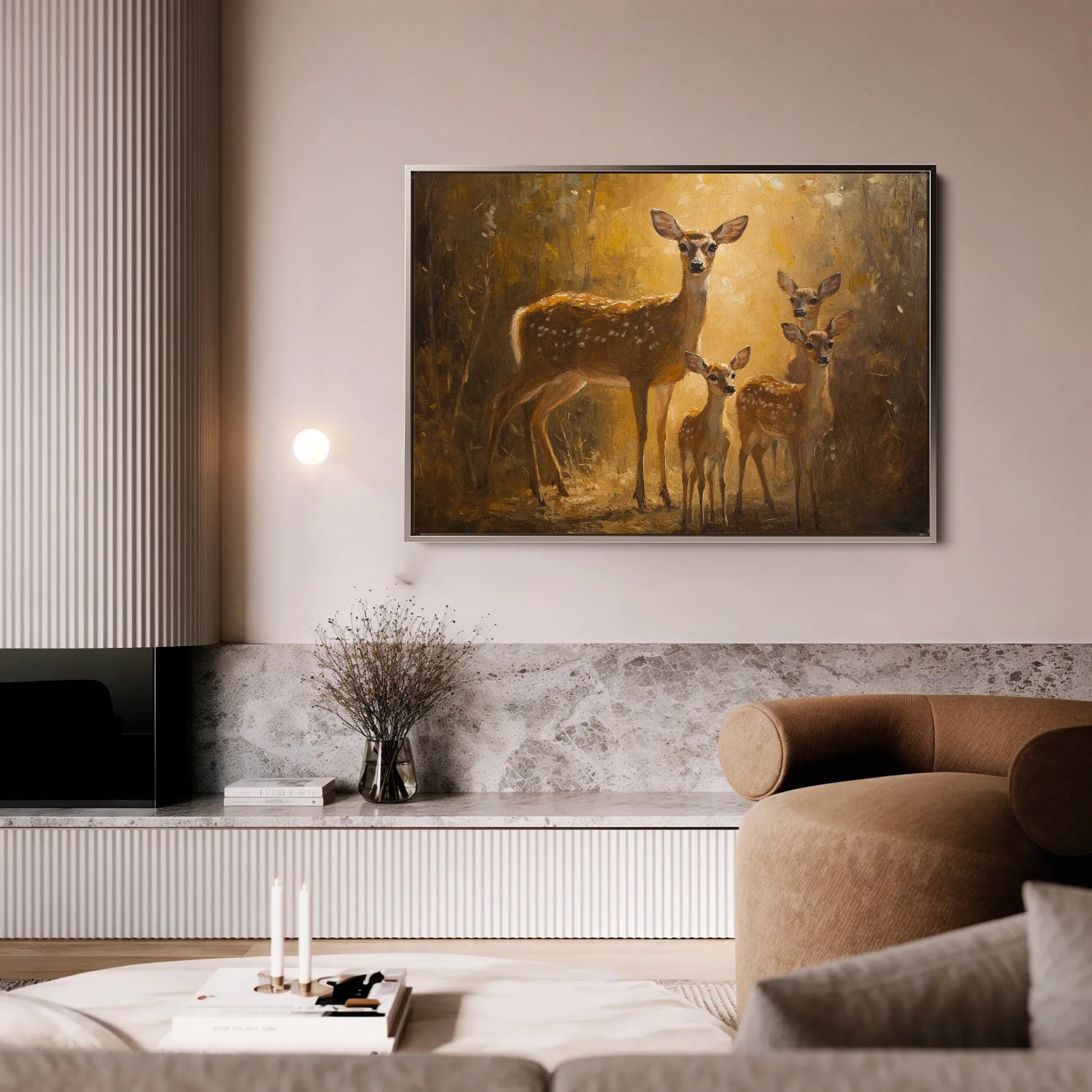 Animals 112 Canvas Art 18" x 24" / 45 x 60 cm / Black