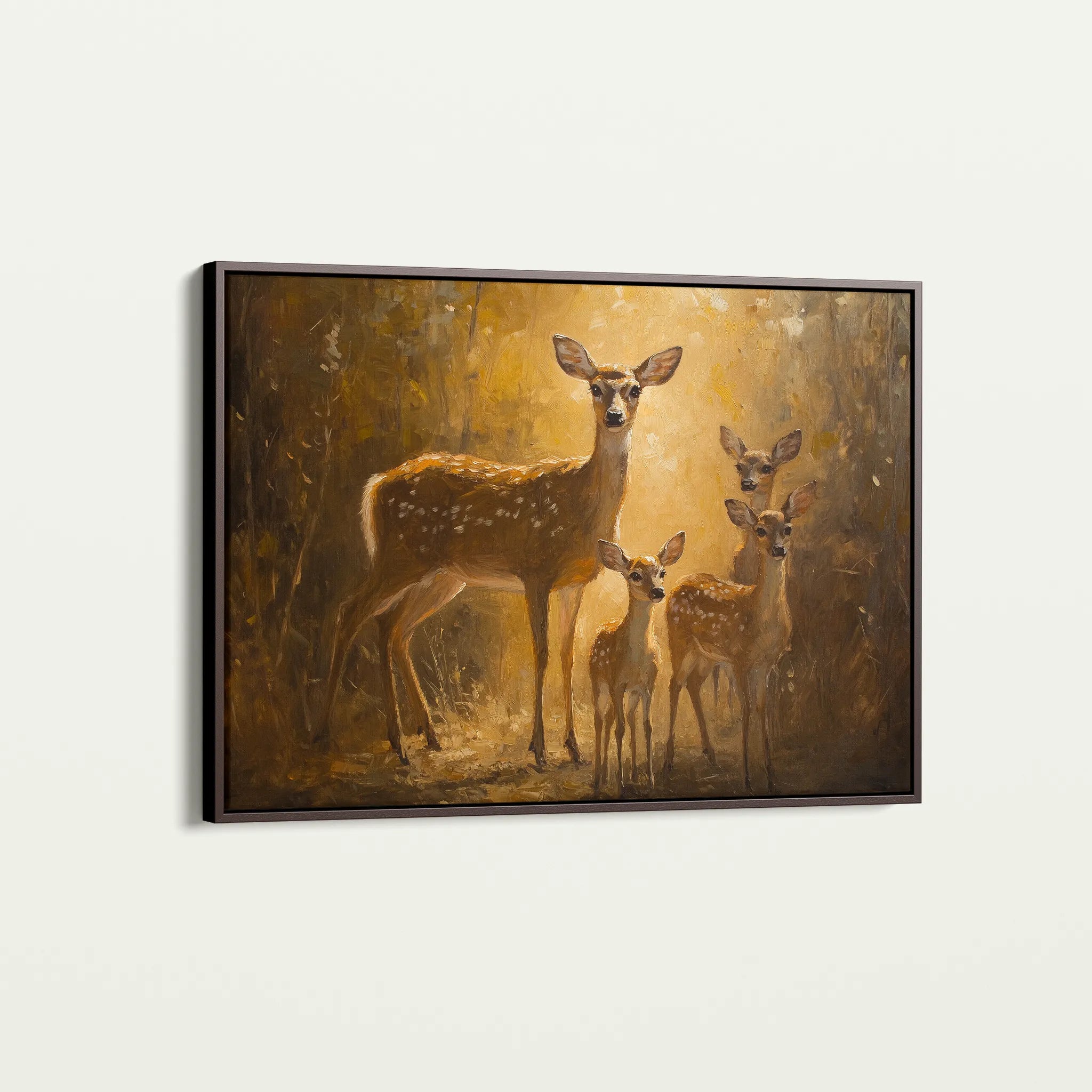 Animals 112 Canvas Art 18" x 24" / 45 x 60 cm / Black