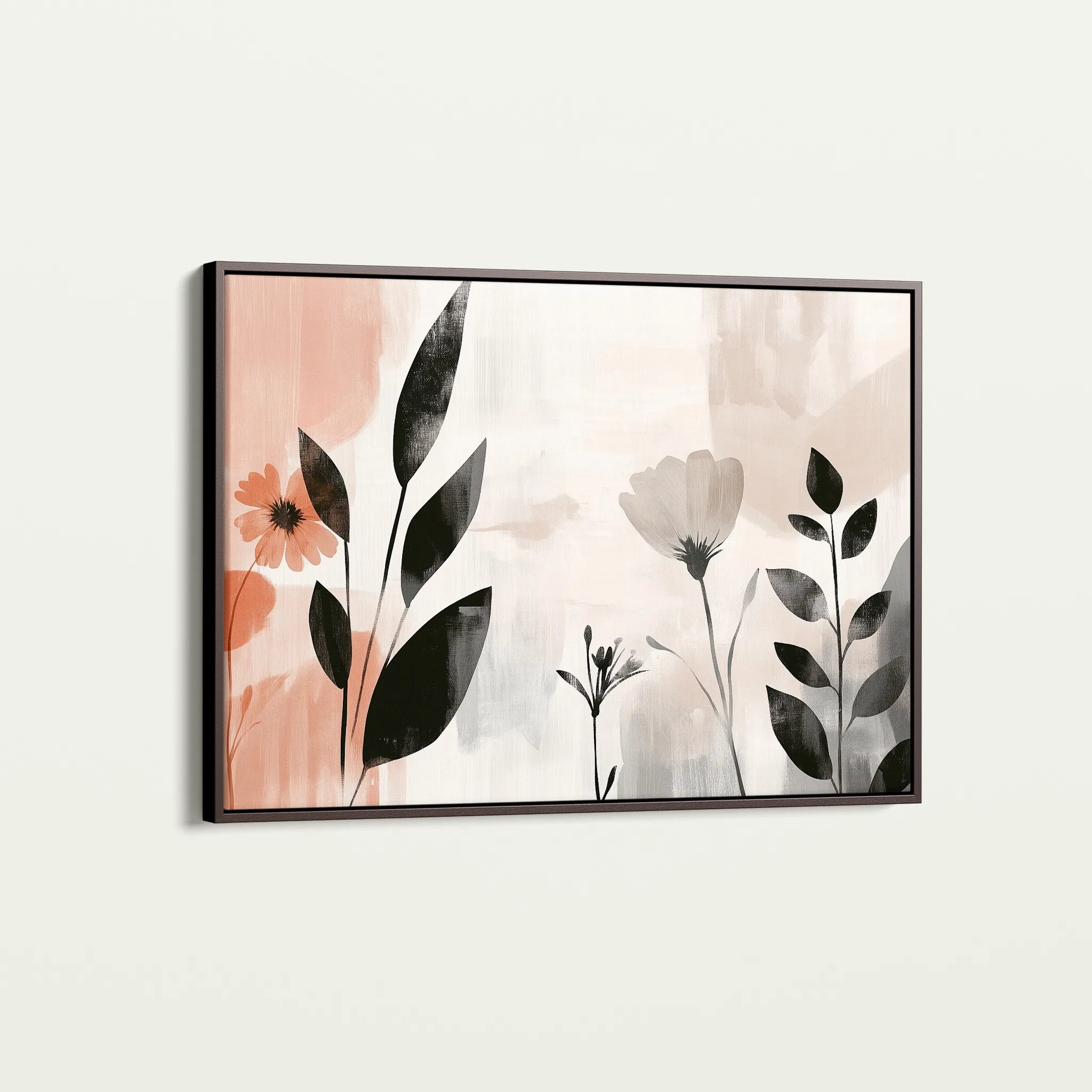 Boho 112 Canvas Art 18" x 24" / 45 x 60 cm / Black