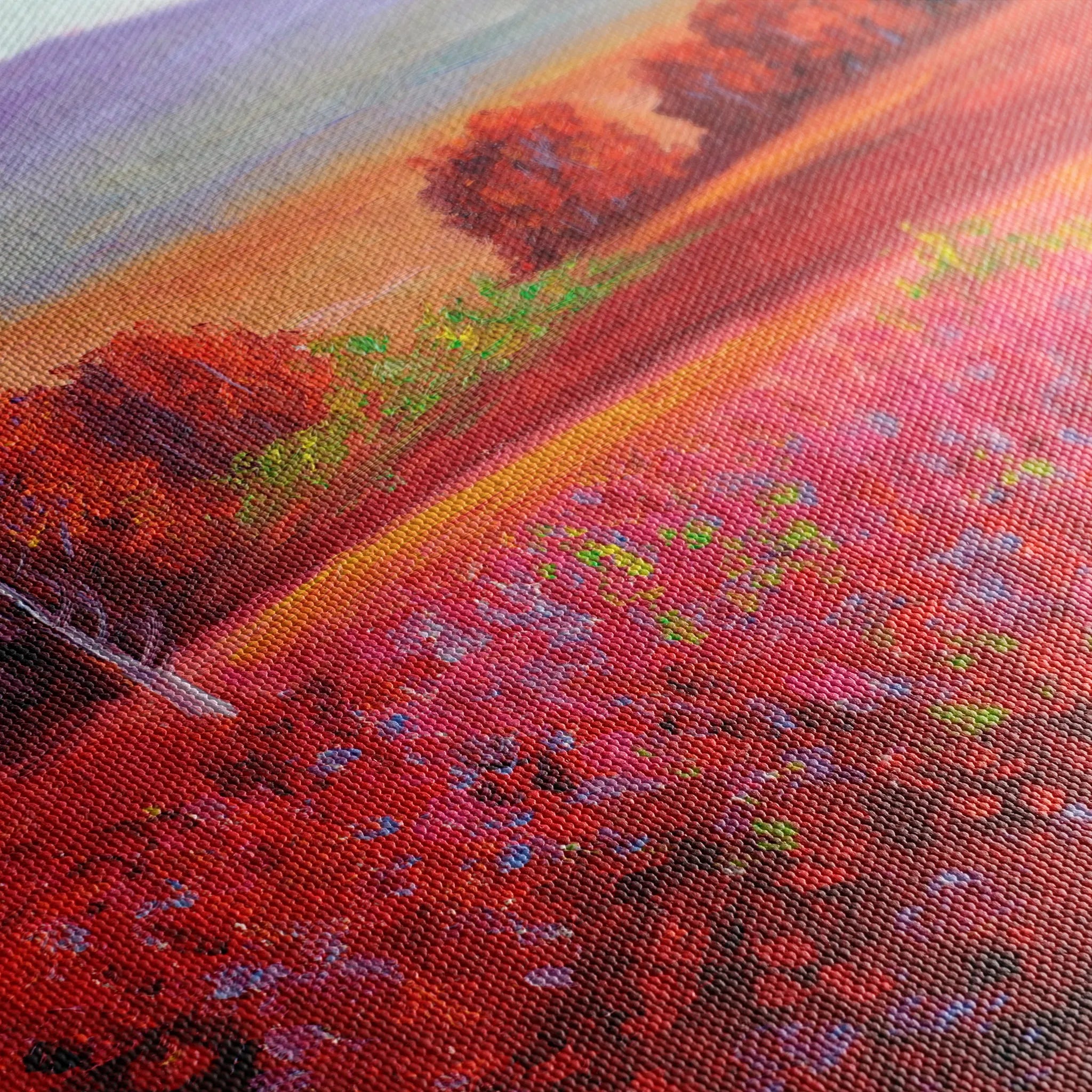 Landscape 112 Canvas Art 18" x 24" / 45 x 60 cm / Black