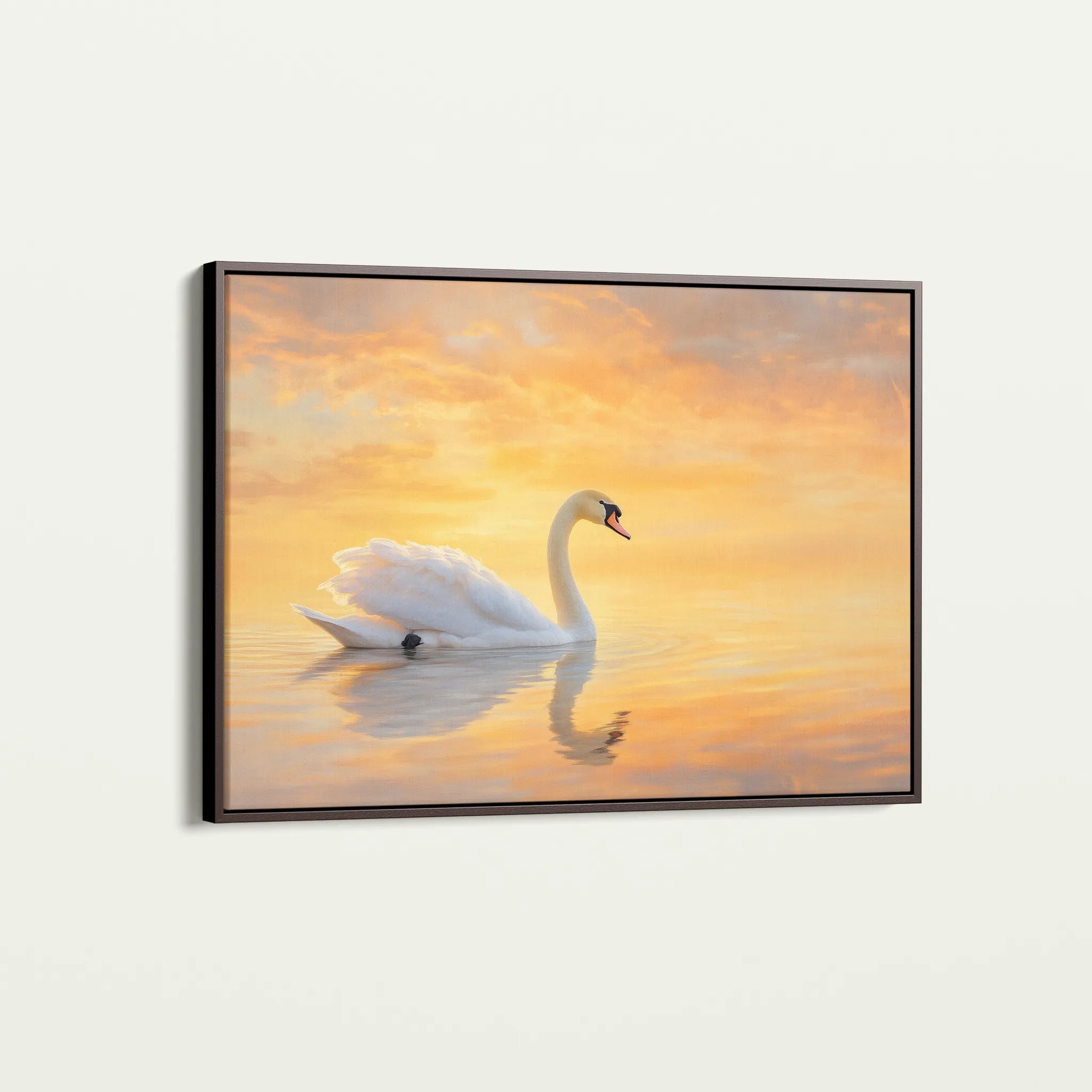 Animals 113 Canvas Art 18" x 24" / 45 x 60 cm / Black