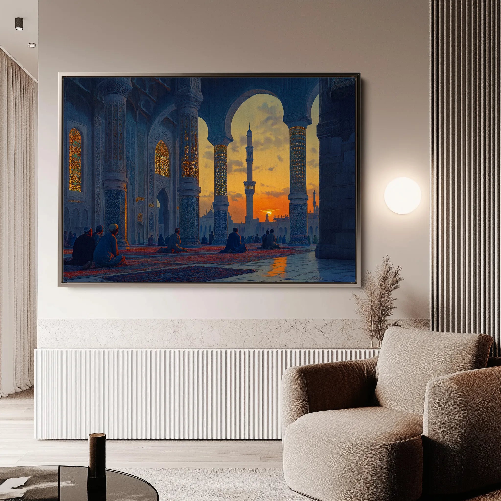 Orientalist 113 Canvas Art 18" x 24" / 45 x 60 cm / Black
