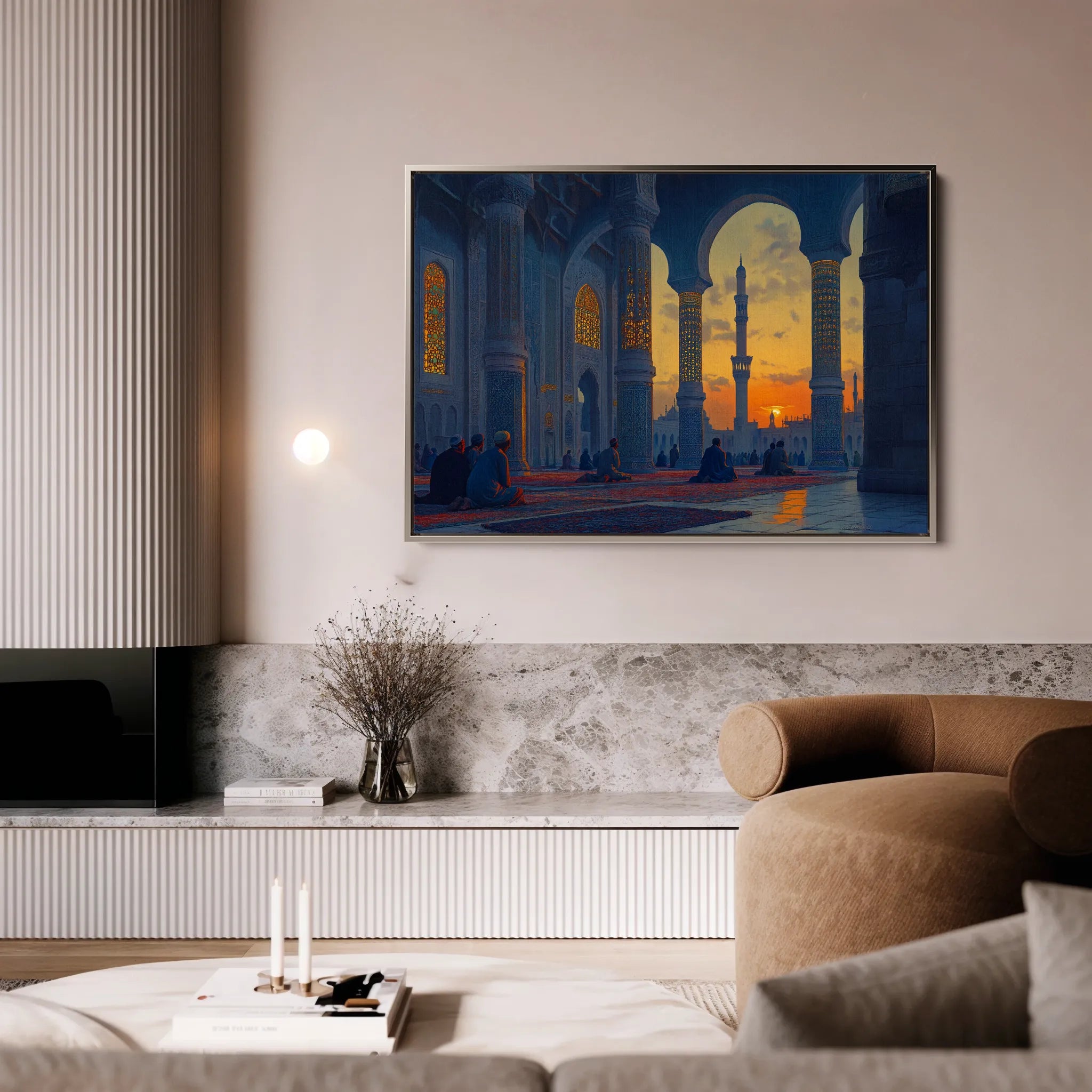 Orientalist 113 Canvas Art 18" x 24" / 45 x 60 cm / Black