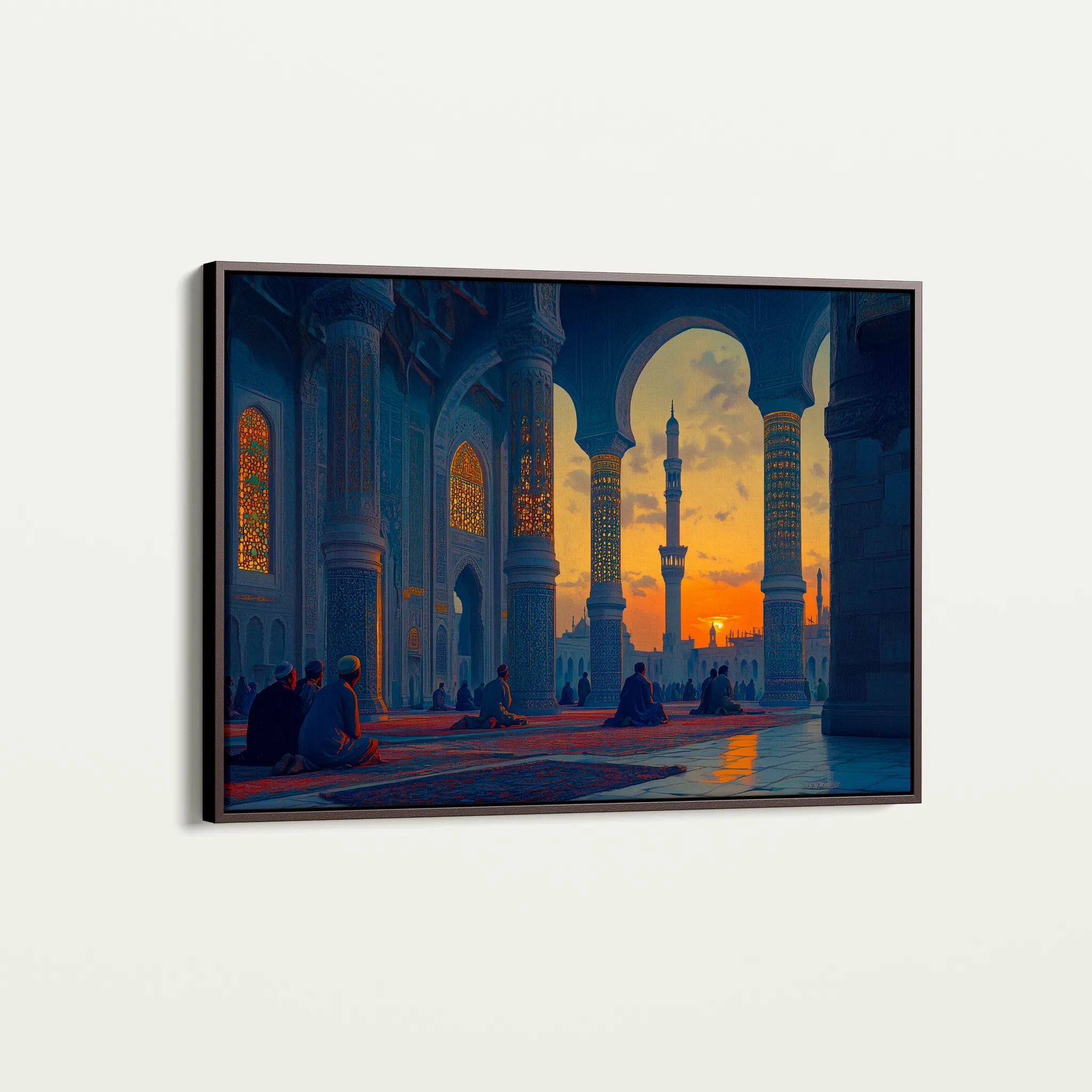 Orientalist 113 Canvas Art 18" x 24" / 45 x 60 cm / Black