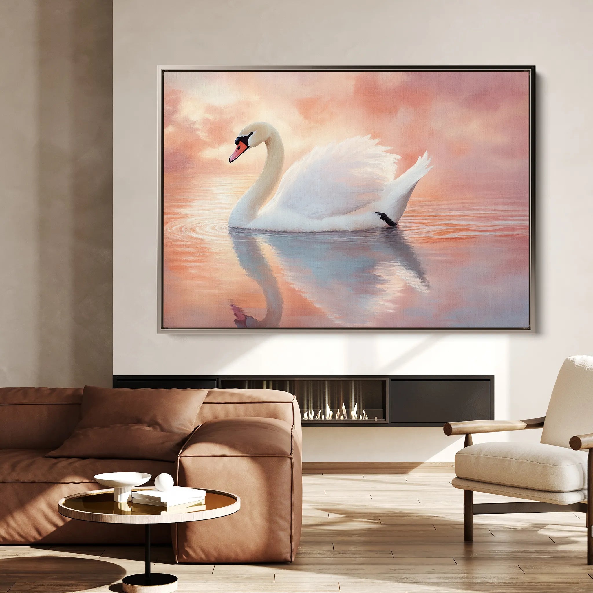 Animals 114 Canvas Art 18" x 24" / 45 x 60 cm / Black