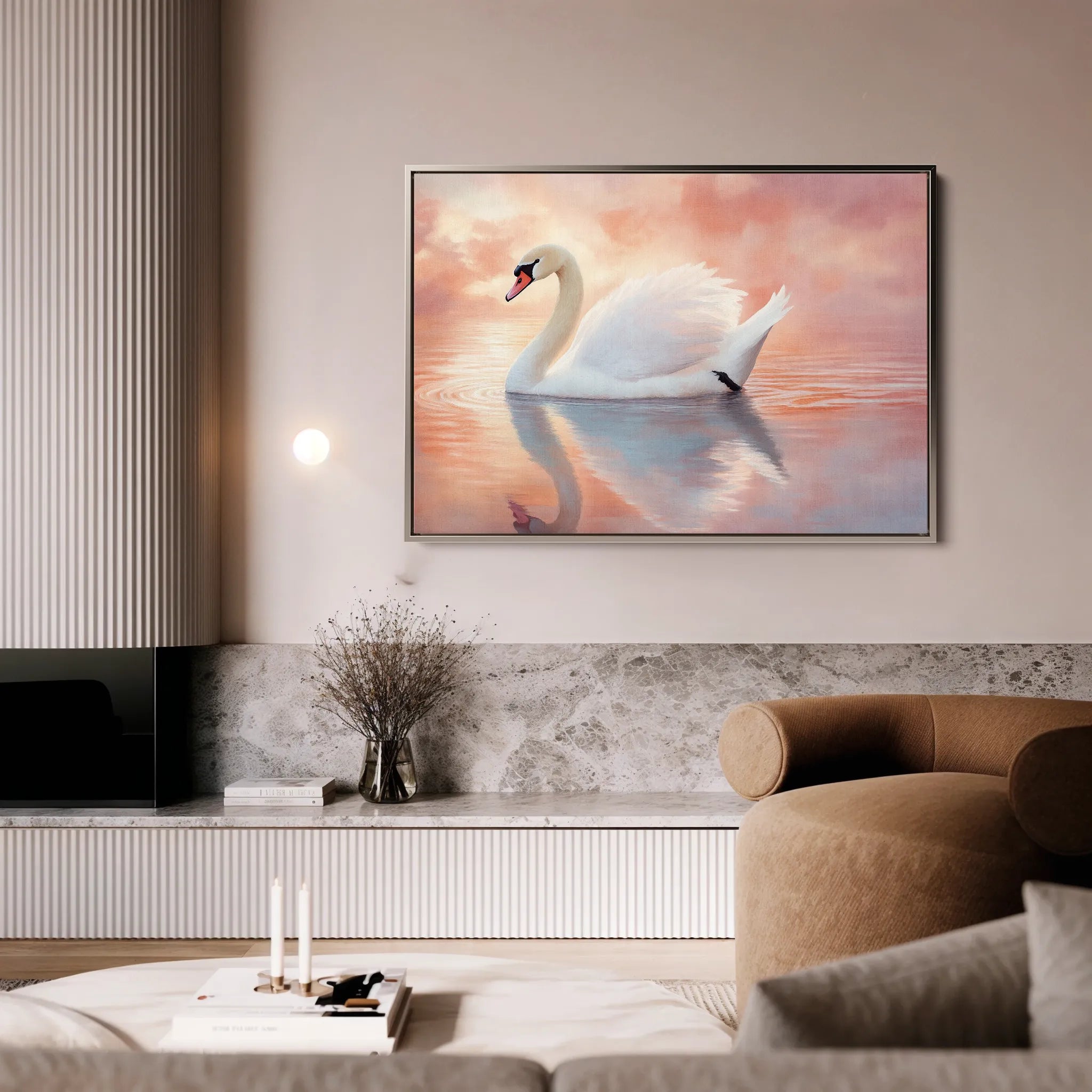Animals 114 Canvas Art 18" x 24" / 45 x 60 cm / Black