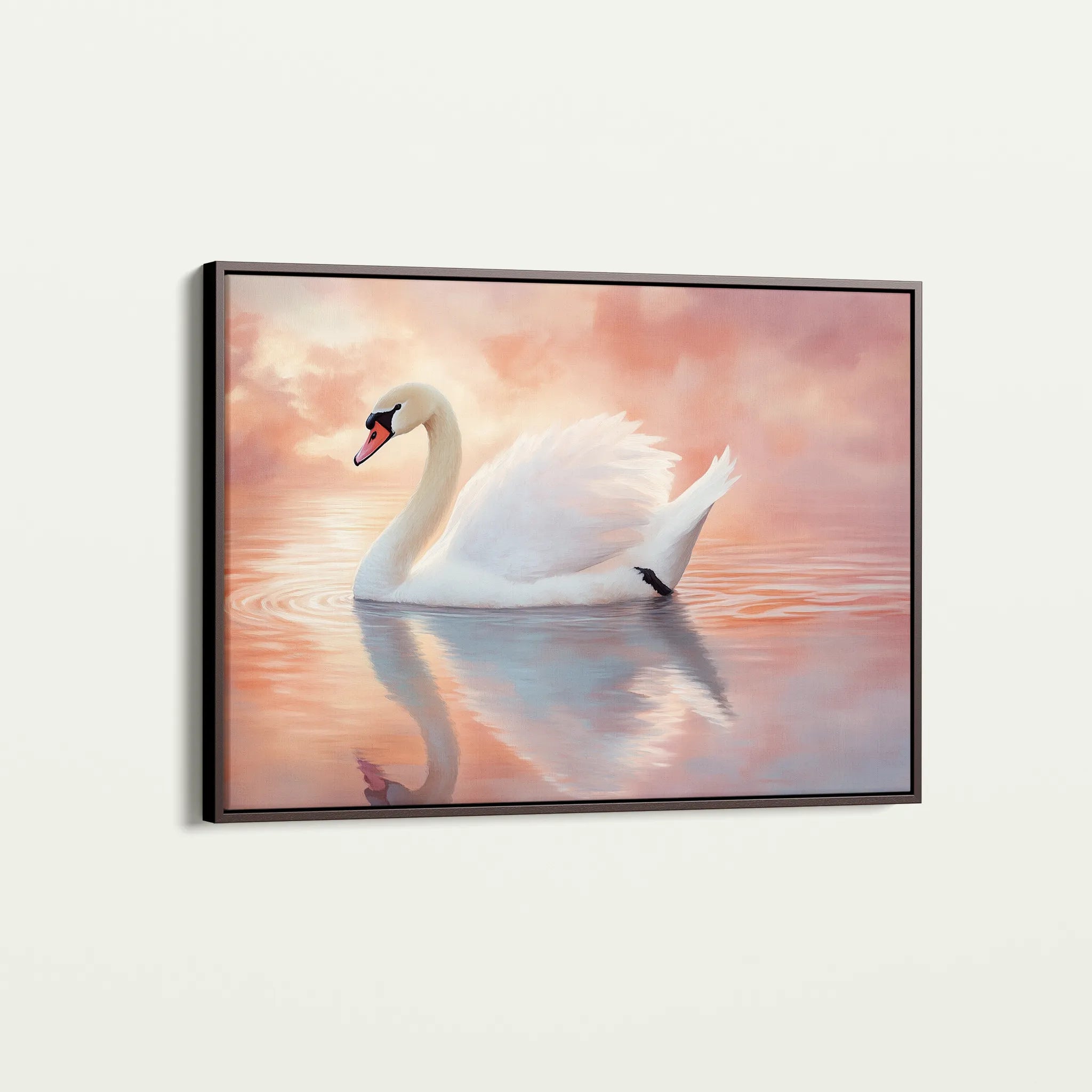 Animals 114 Canvas Art 18" x 24" / 45 x 60 cm / Black