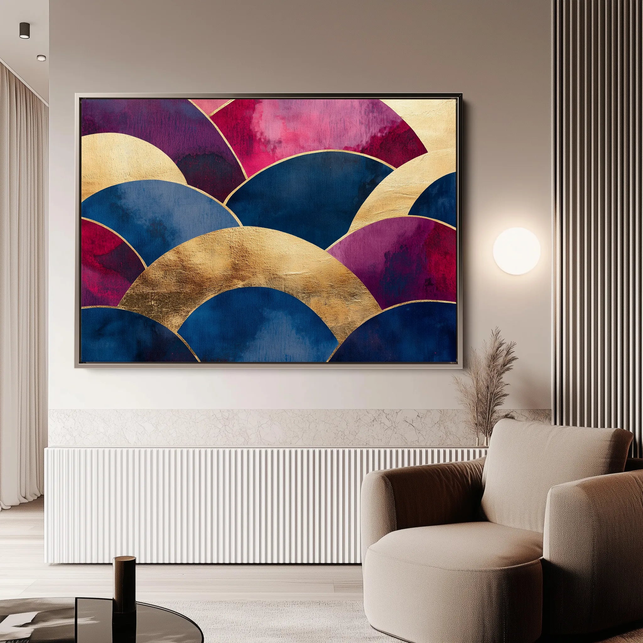 Boho 114 Canvas Art 18" x 24" / 45 x 60 cm / Black
