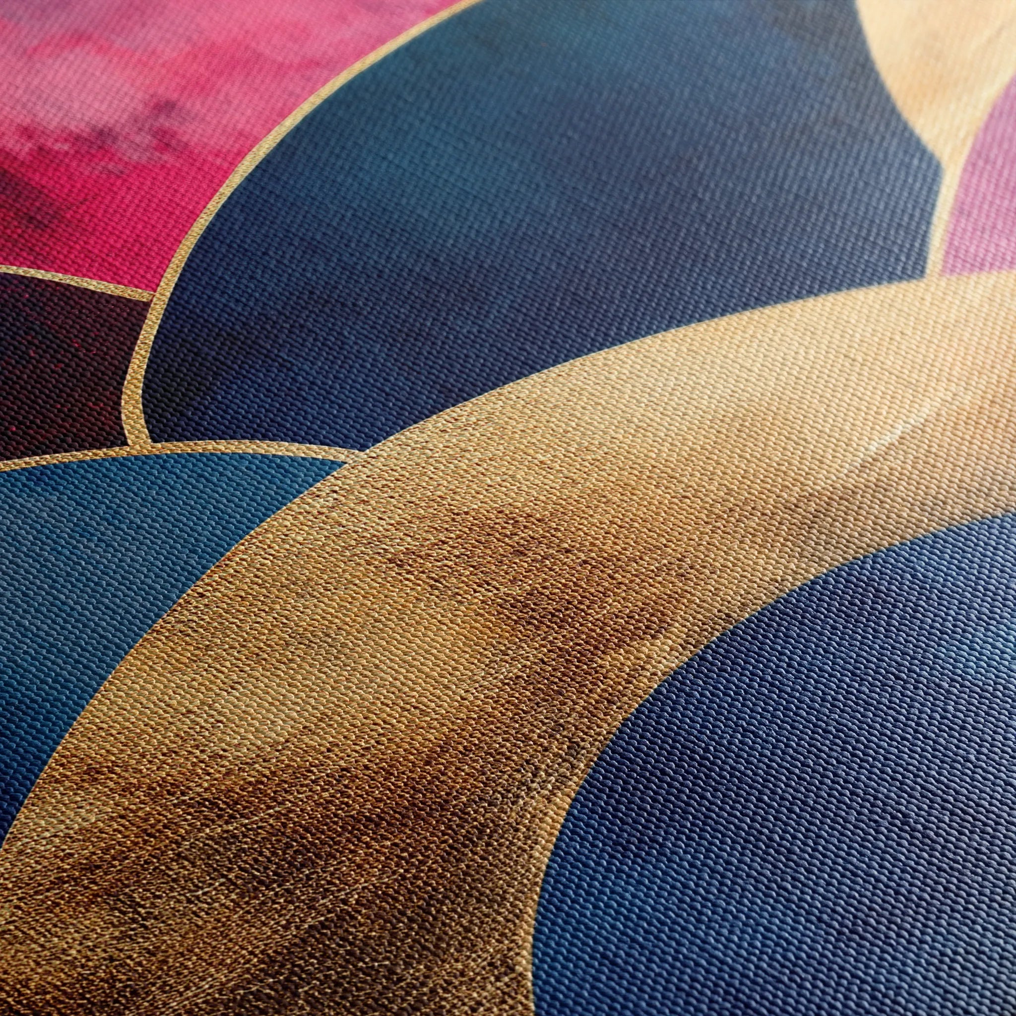 Boho 114 Canvas Art 18" x 24" / 45 x 60 cm / Black